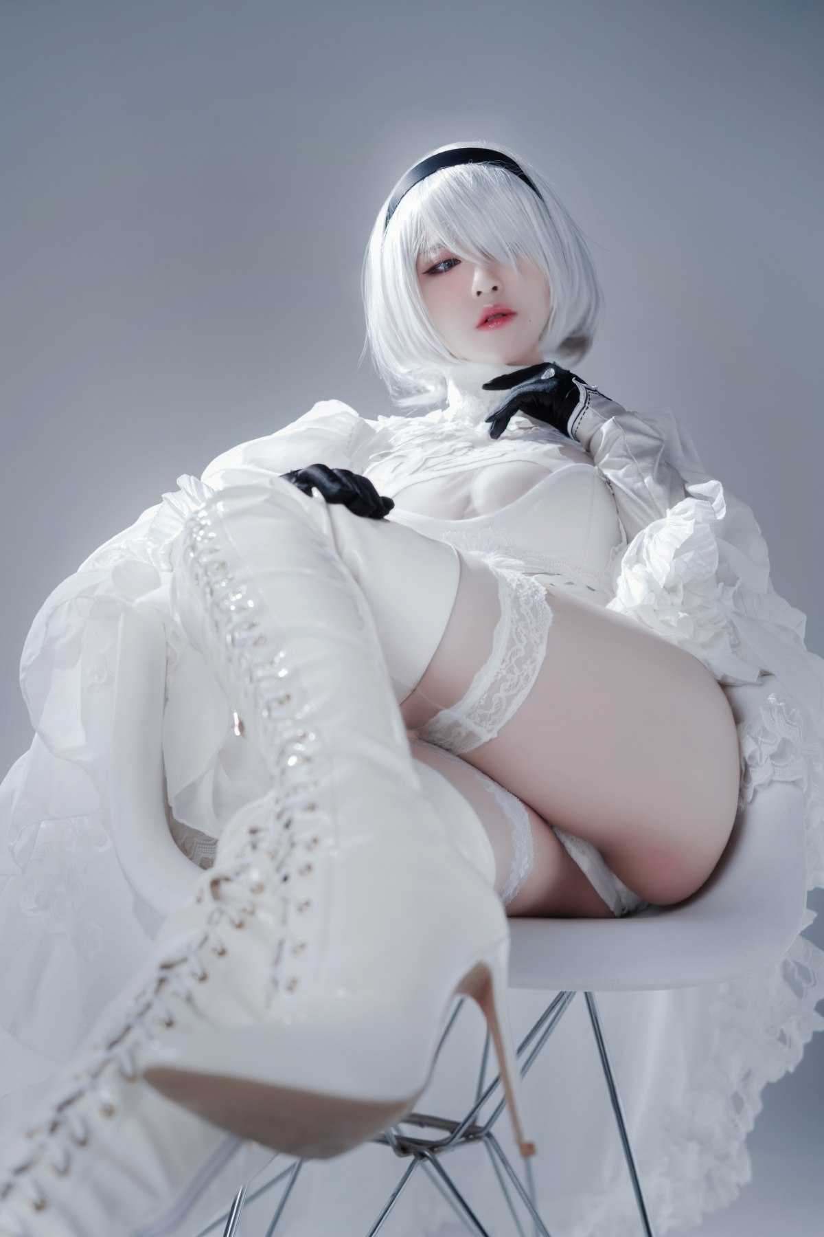 Coser@半半子 Automataヨルハ二号B型 白いドレス 0017 0231313027.jpg