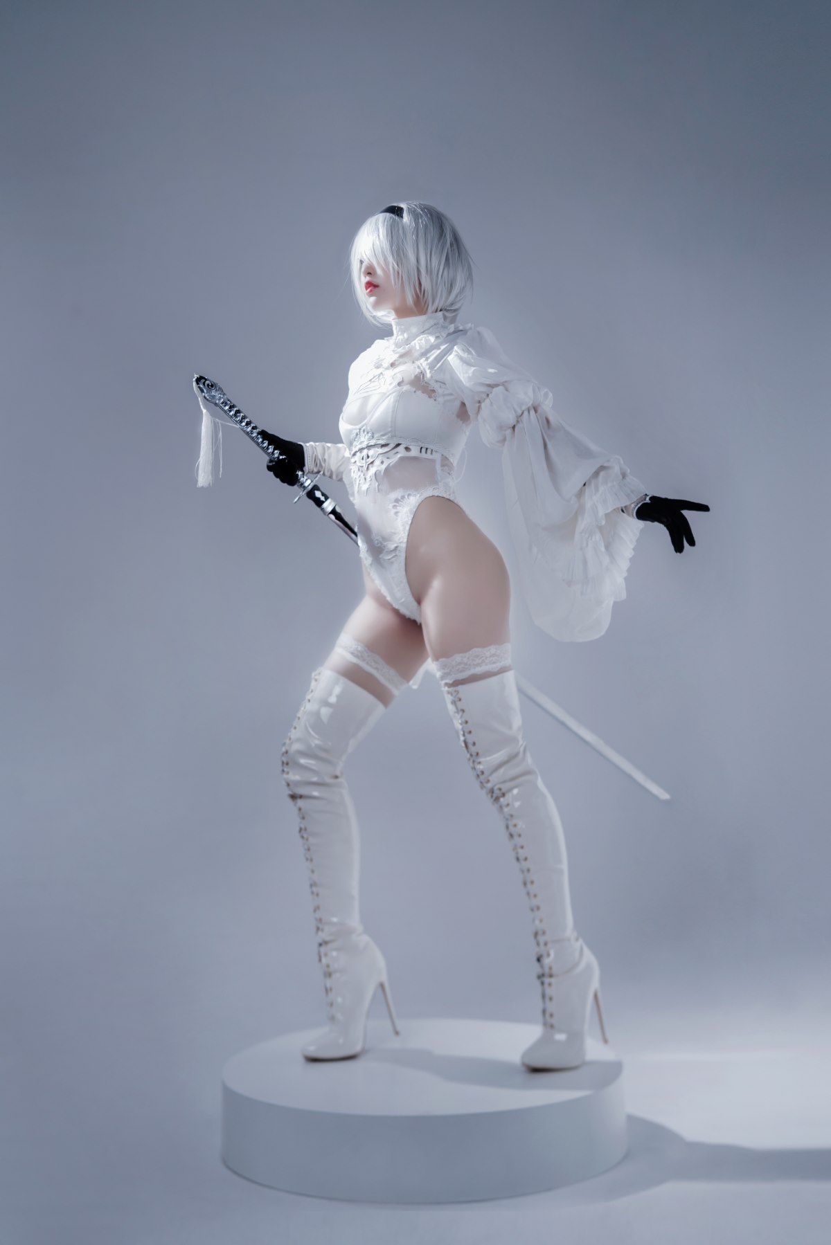 Coser@半半子 Automataヨルハ二号B型 白いドレス 0026 5626777556.jpg