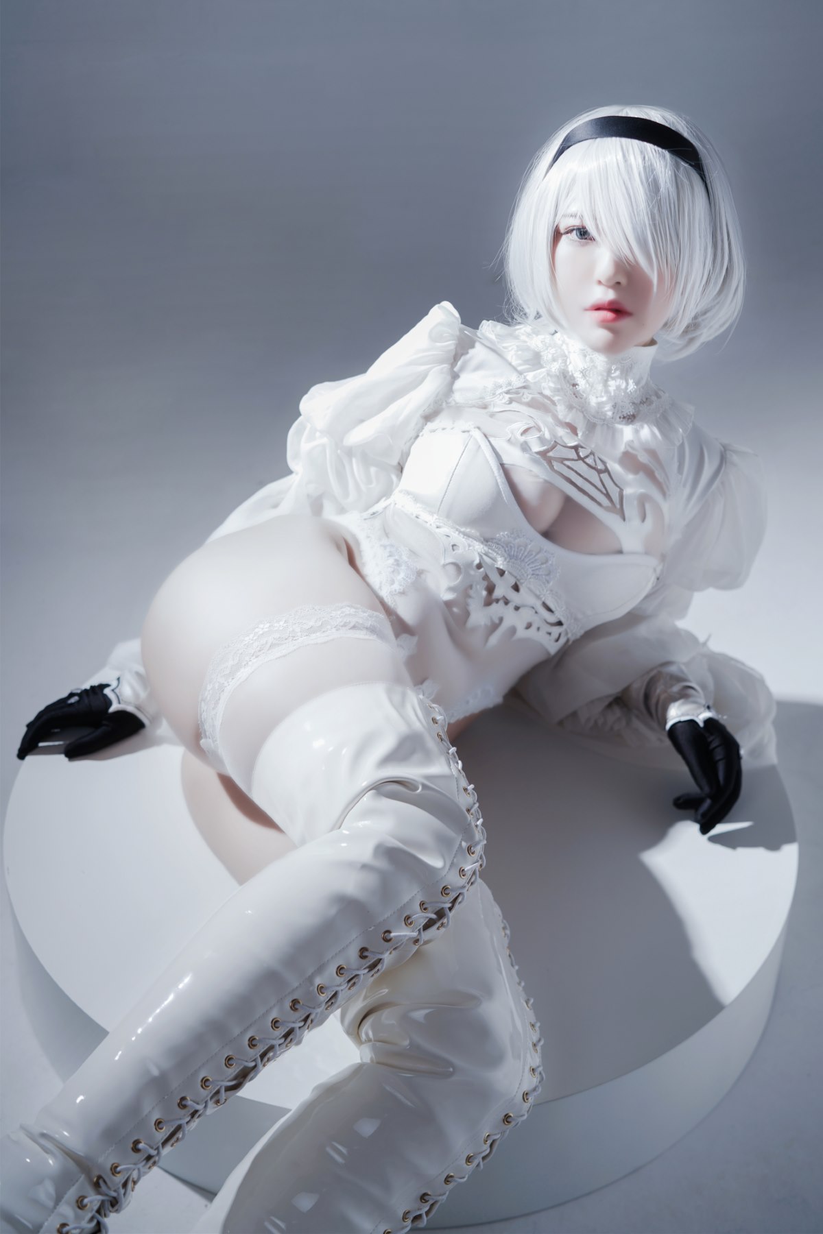 Coser@半半子 Automataヨルハ二号B型 白いドレス 0029 4903034873.jpg