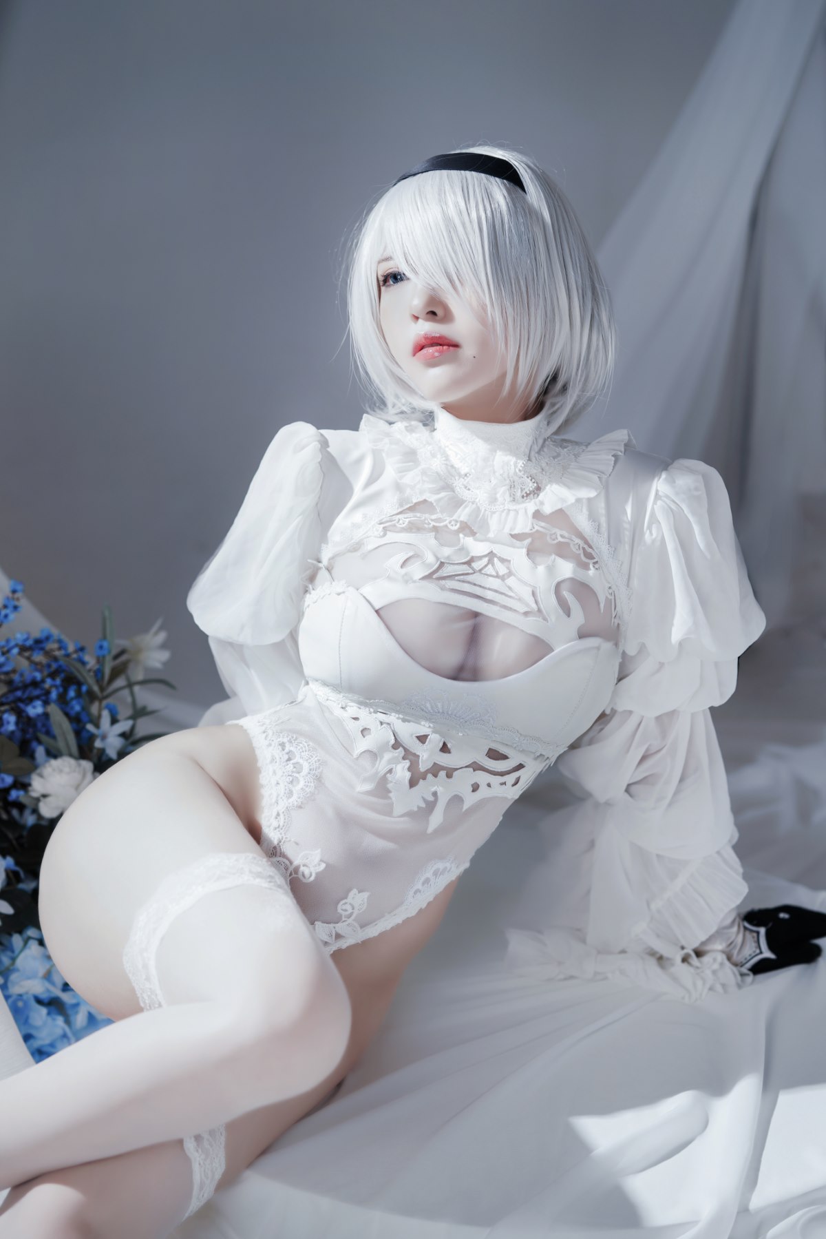 Coser@半半子 Automataヨルハ二号B型 白いドレス 0045 3754553568.jpg