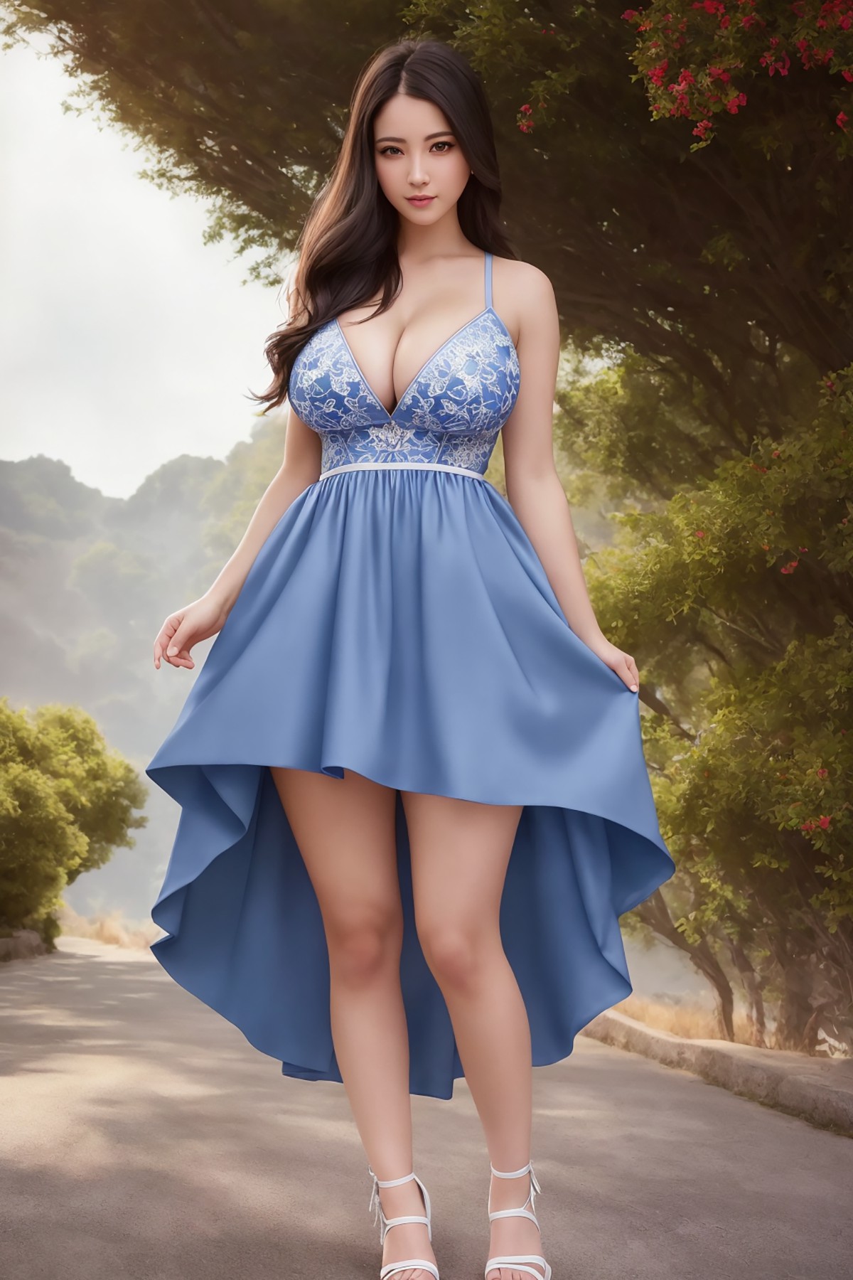 AIModel Vol 104 Blue And White Dress 0054 0082974799.jpg