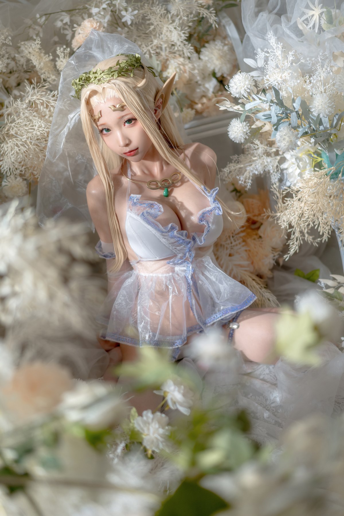 Coser@蠢沫沫 Vol 119 白精灵3套 B 0019 9612985216.jpg