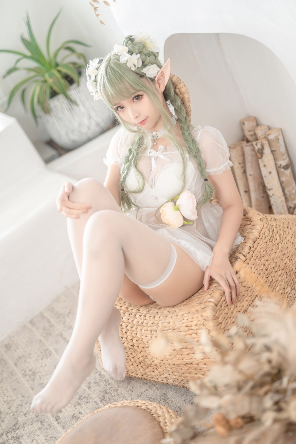 Coser@蠢沫沫 Vol 122 尖耳国度 绿精灵 0040 1216055145.jpg