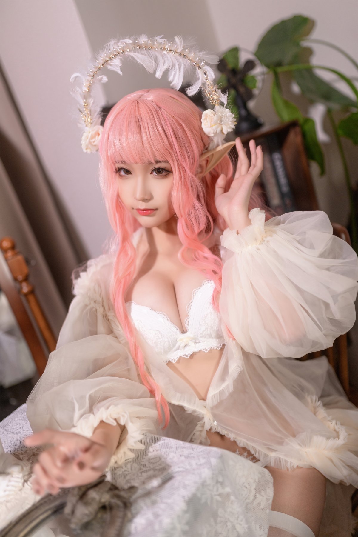 Coser@蠢沫沫 Vol 123 尖耳国度 粉精灵 0032 7226987197.jpg