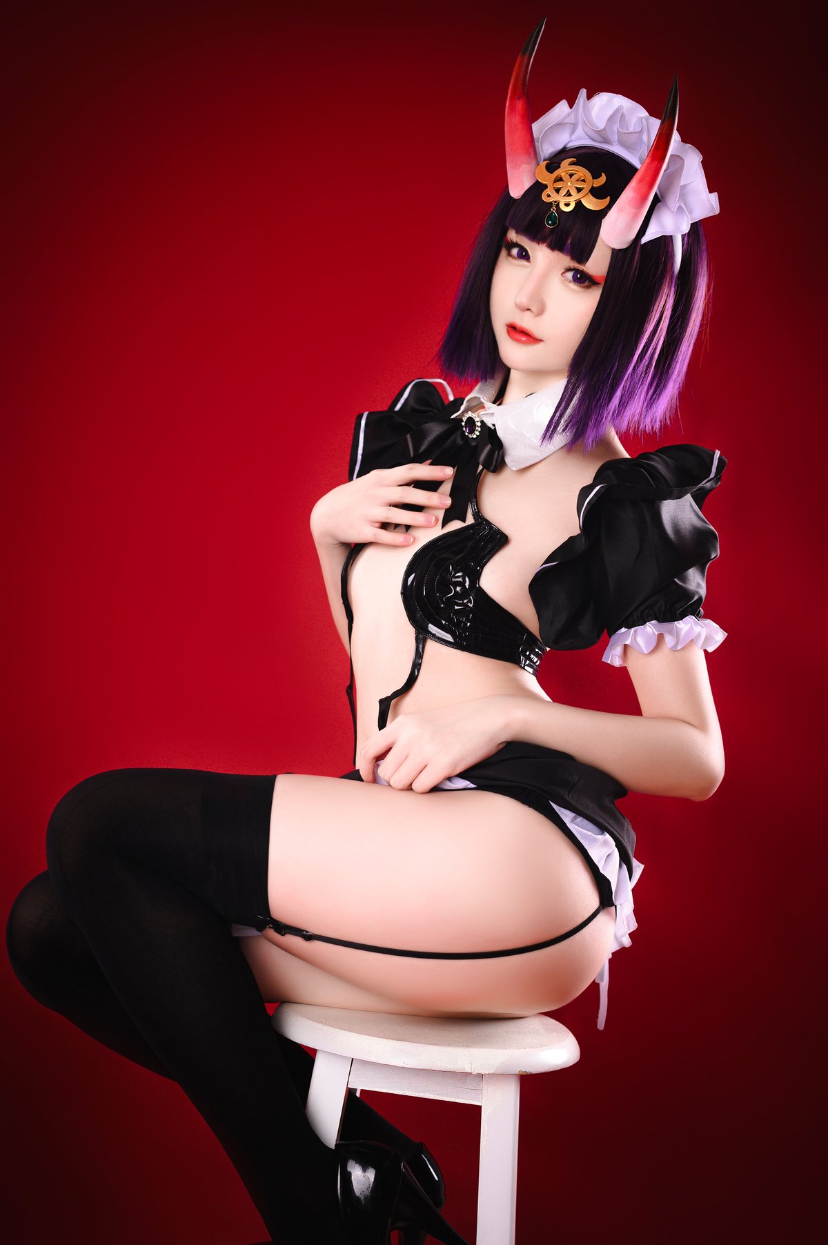 Coser@星之迟迟Hoshilily 酒吞女仆 0006 0860424406.jpg