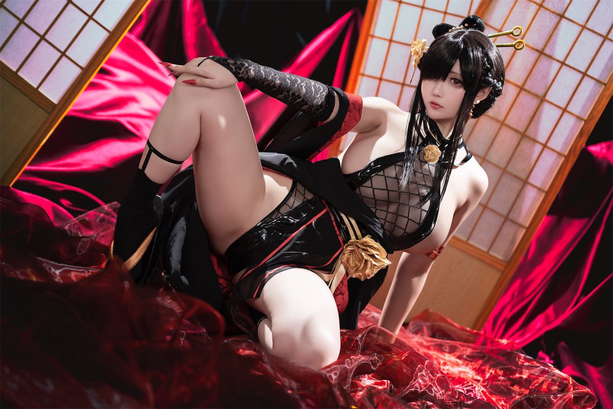 Coser@星之迟迟Hoshilily 圣诞节 约尔 同人和风战斗服 0023 7616714059.jpg