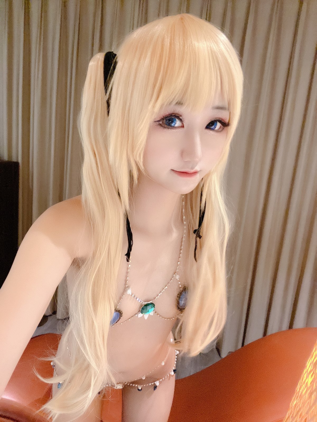 Coser@KuukoW No 005 Marie Rose Fortune Bikini Selfie Set 0025 2717396006.jpg