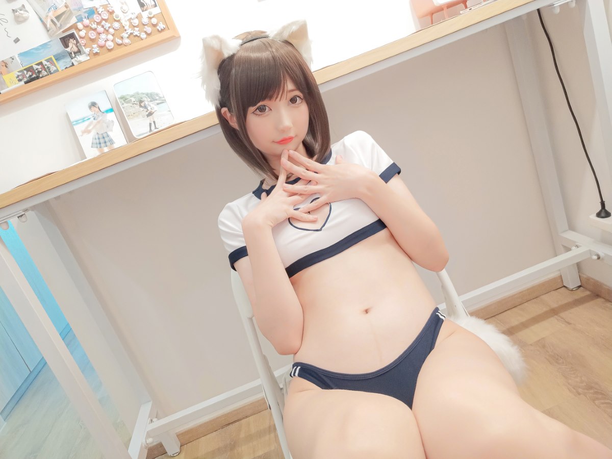 Coser@NAGISA魔物喵 猫の運動服 0004 9867405166.jpg