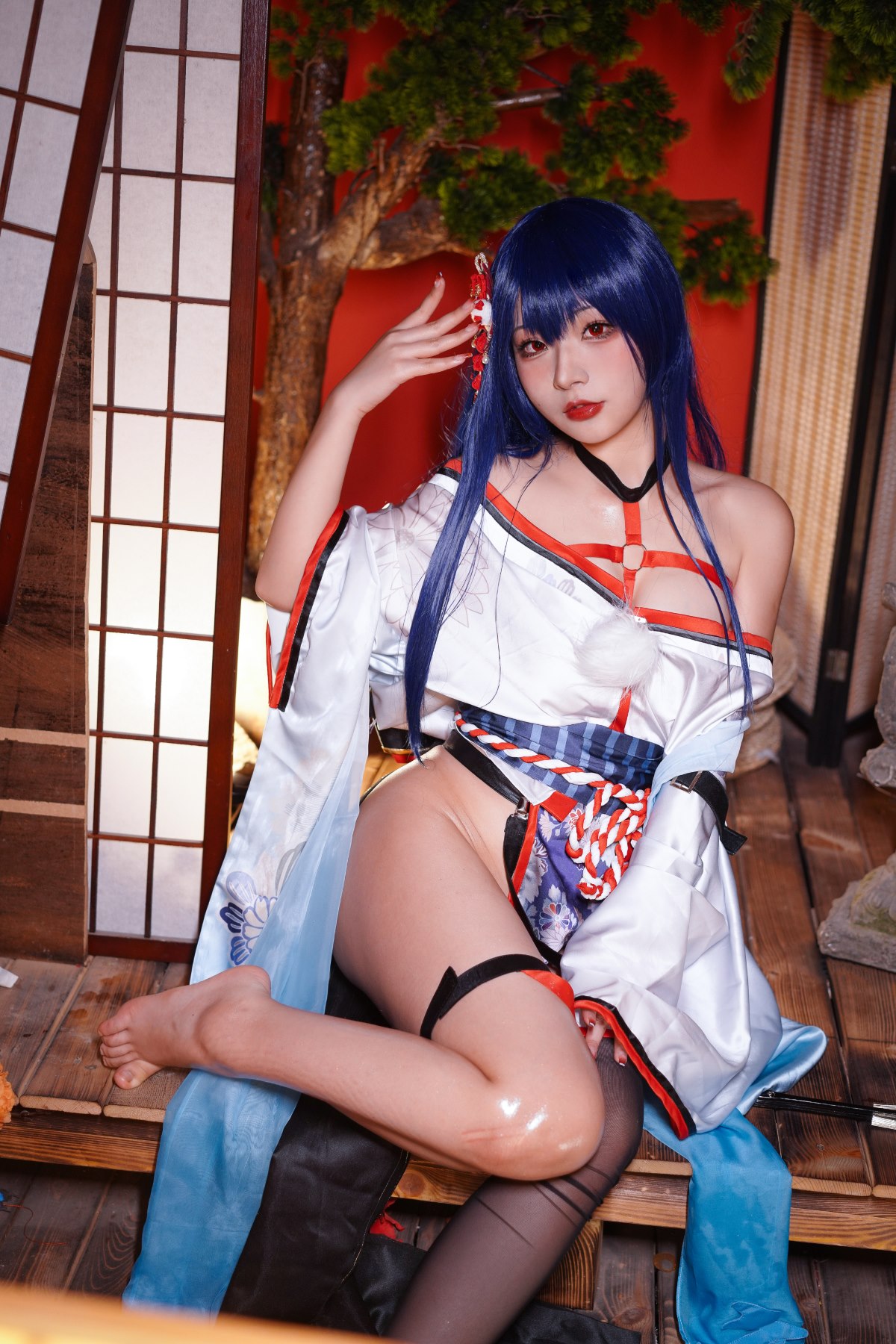 Coser@yuuhui玉汇 Vol 028 Erophone Re 真子 和服抹油 0027 4409831177.jpg