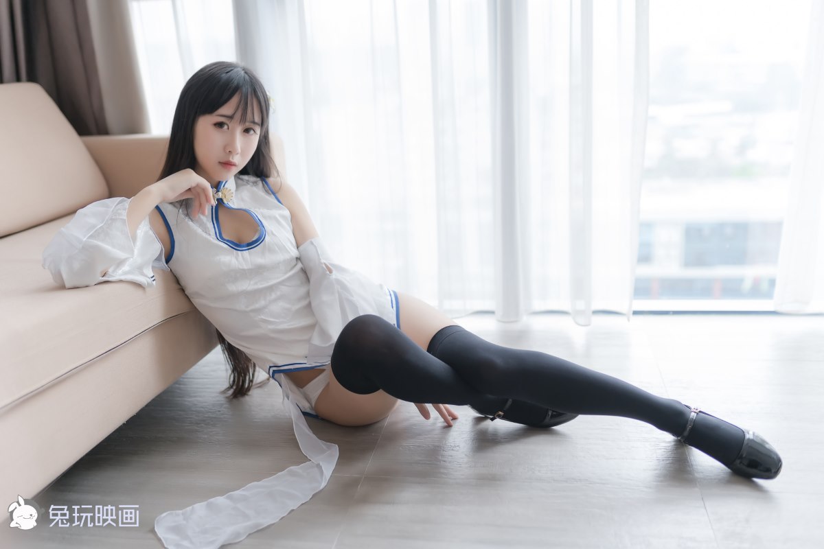 Coser@兔玩映画 Vol 046 白色旗袍 0007 5887587817.jpg