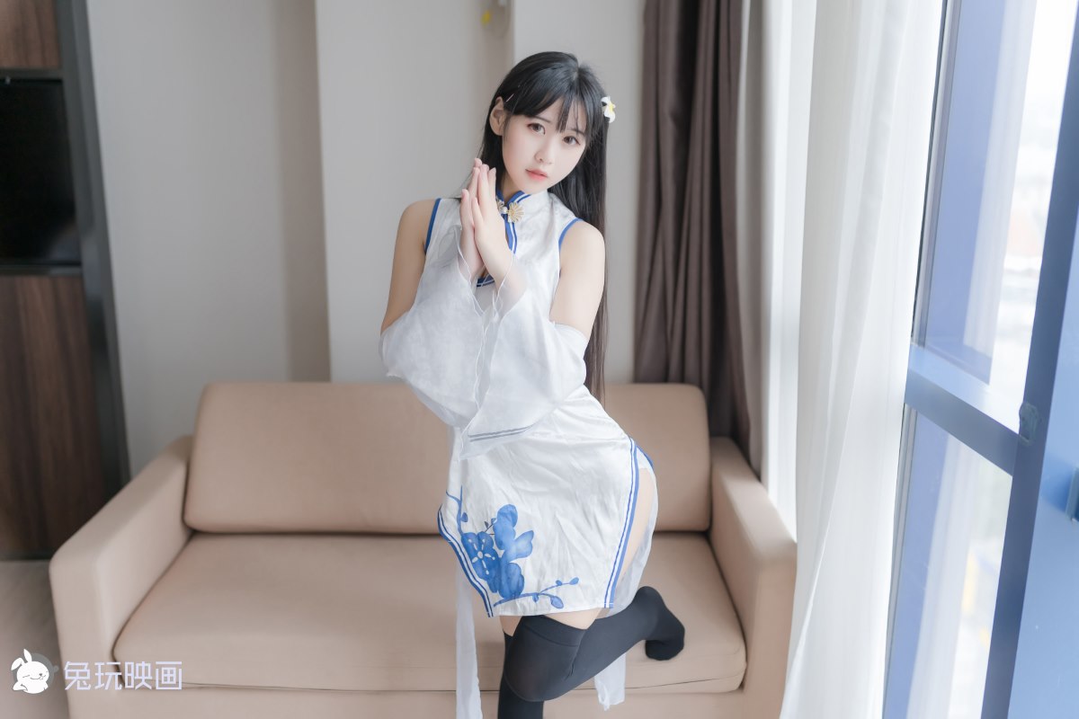 Coser@兔玩映画 Vol 046 白色旗袍 0033 0443635140.jpg