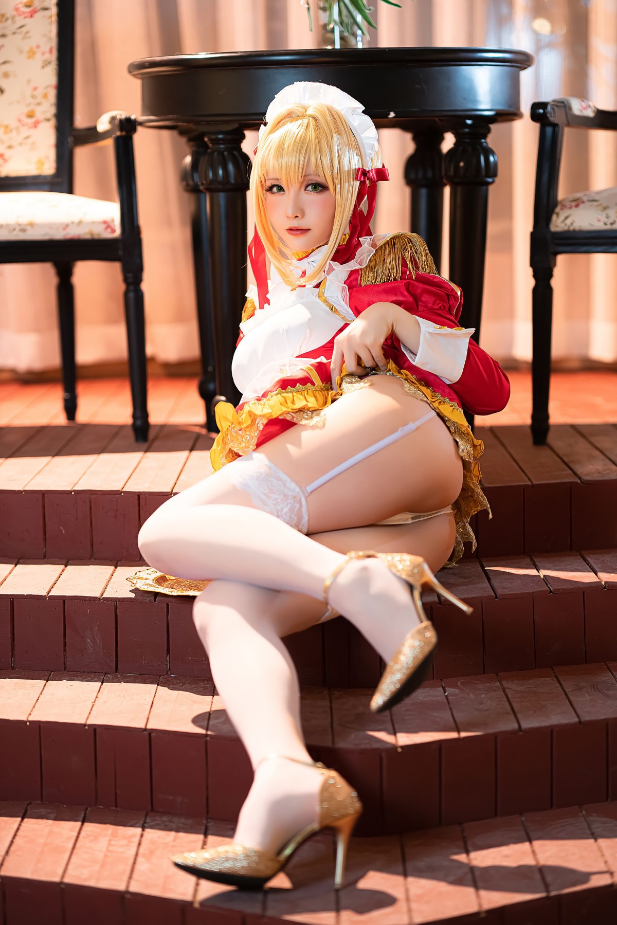 Coser@星之迟迟Hoshilily Nero Claudius maid FGO 0015 8437079946.jpg