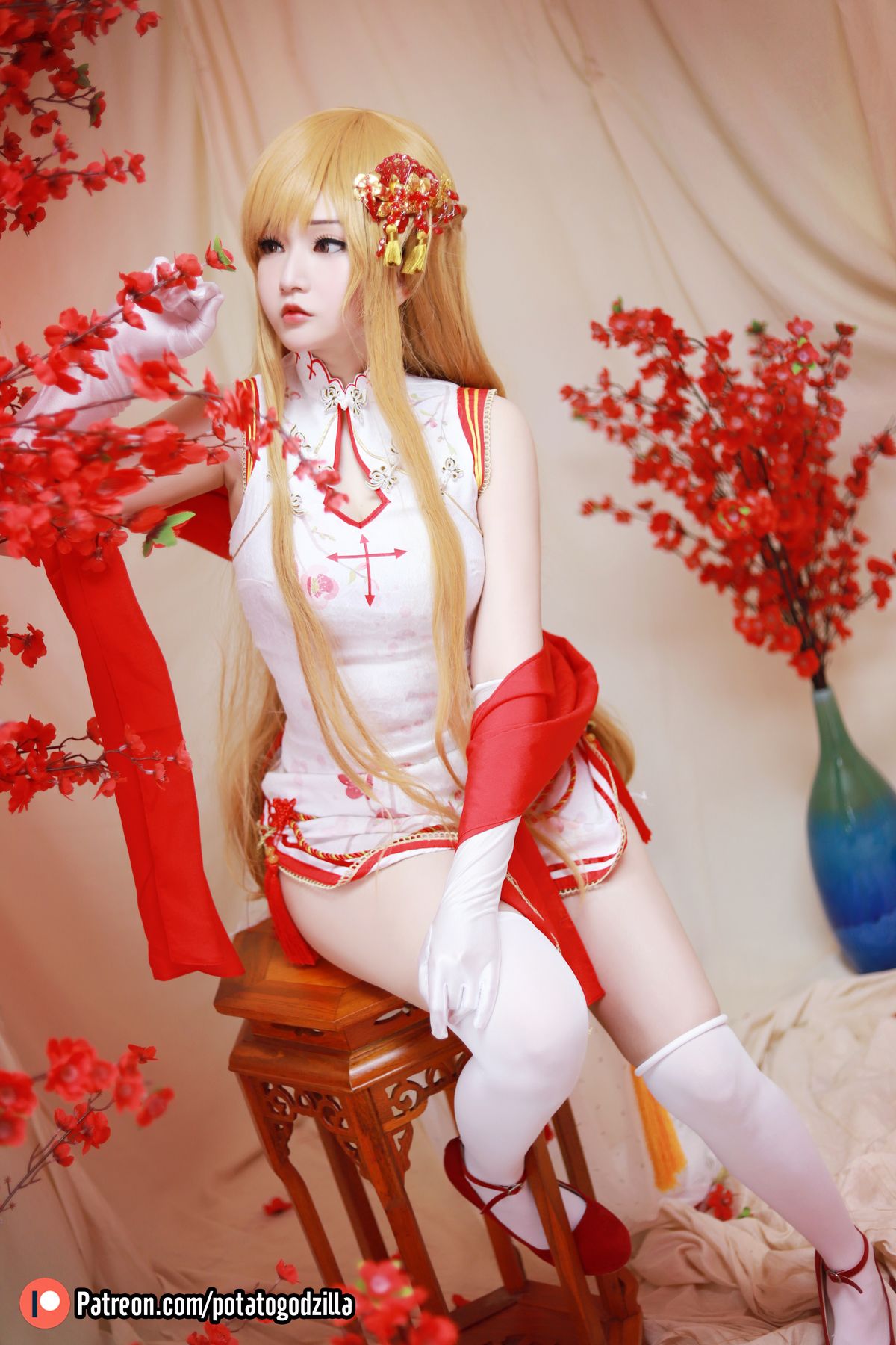 Coser@Potato Godzilla Asuna Yuuki Qipao 0027 4385174066.jpg