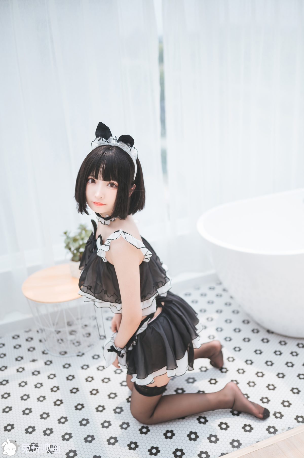 Coser@兔玩映画 Vol 055 黑丝猫耳 0027 4090338585.jpg