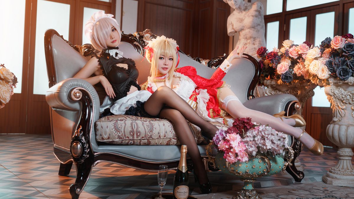 Coser@面饼仙儿 No 071 Claudius x Kyrielight Maid 半半子X面饼仙儿 0019 3585818435.jpg