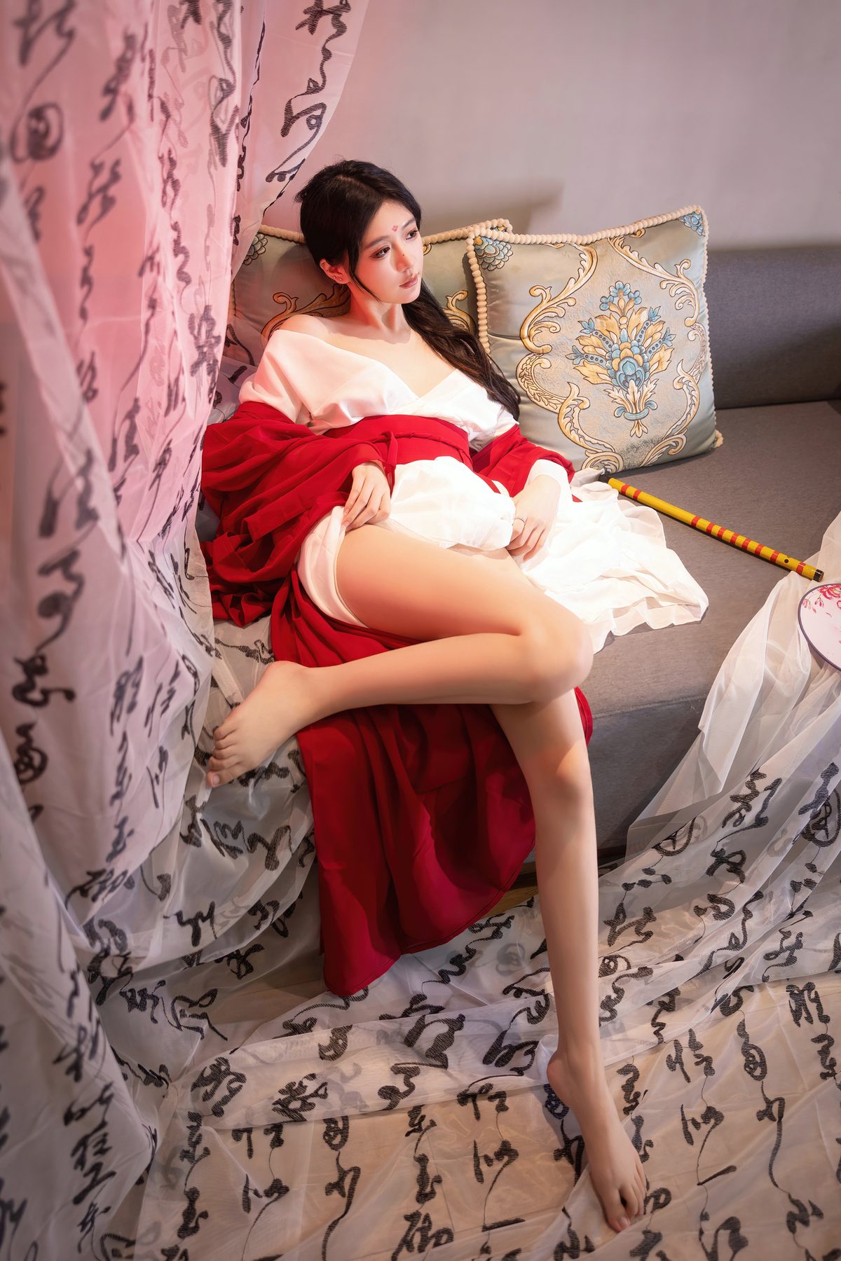 Xie Xiao En 谢小蒽 Vol 007 内购无水印 古风红袍笛子 A 0039 2800282417.jpg