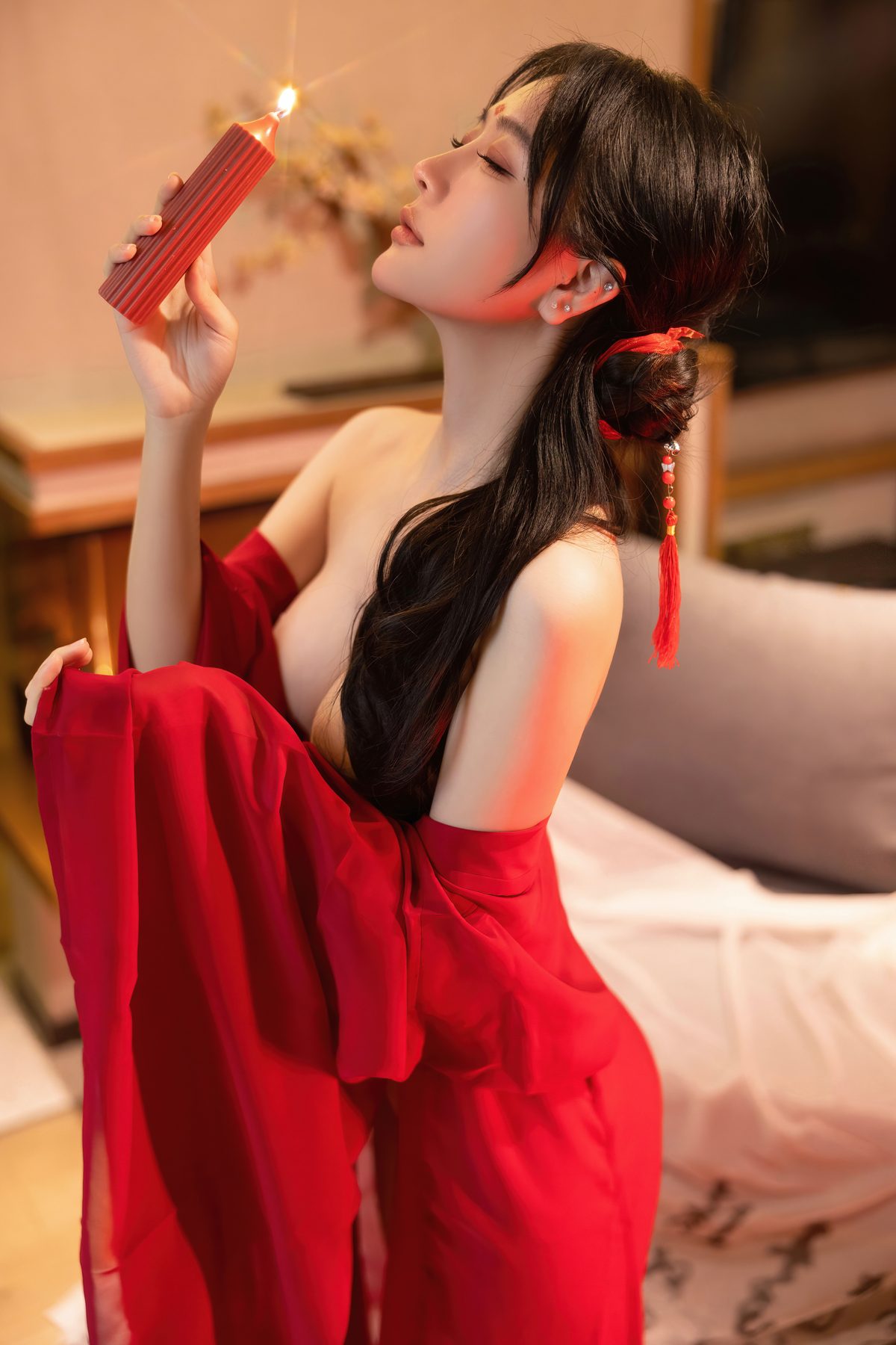 Xie Xiao En 谢小蒽 Vol 007 内购无水印 古风红袍笛子 B 0026 5255962692.jpg