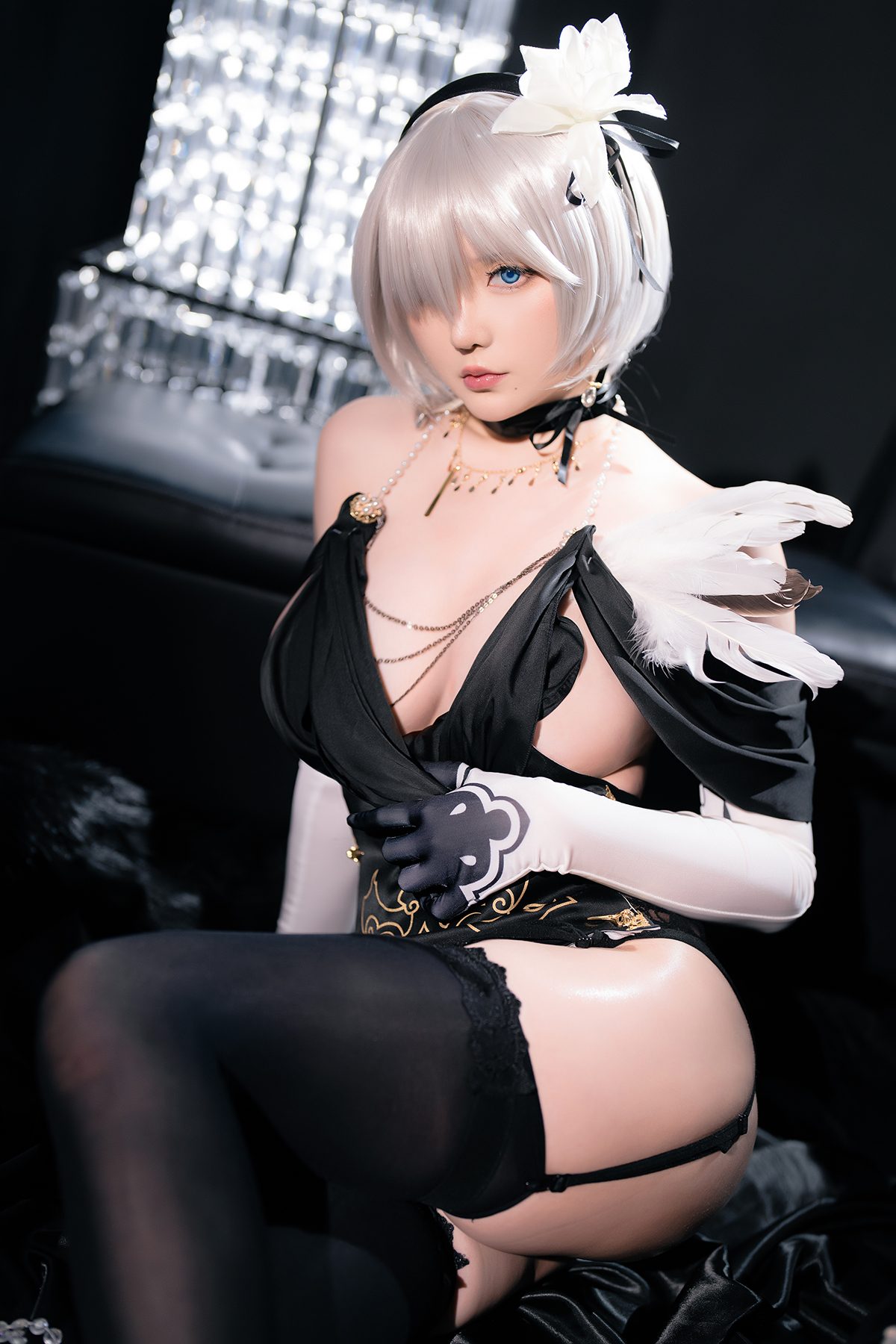 Coser@星之迟迟Hoshilily – 23年9月计划C 尼尔-2B同人礼服