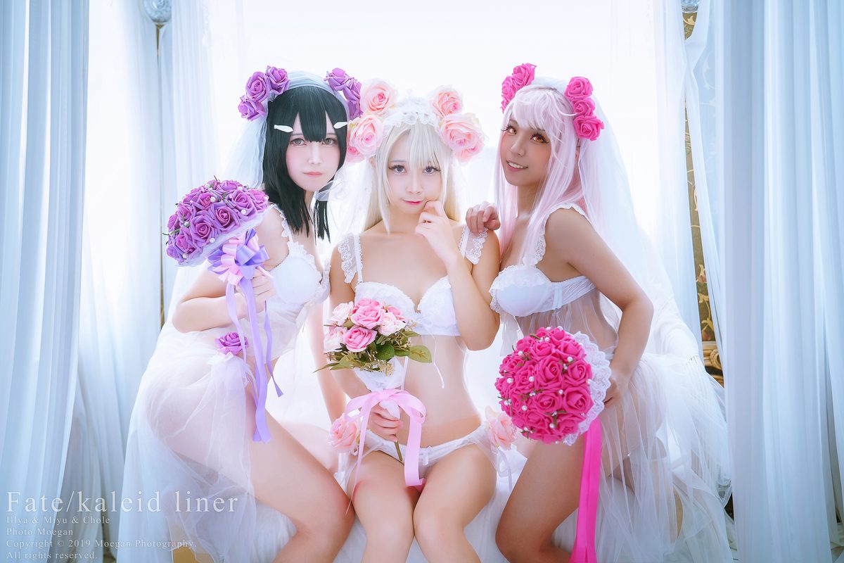 Coser@沖田凜花Rinka And 鈴鈴Yakira And 鬼姬Oni Hime Wedding Bikini ver Fate kaleid liner プリズマ☆イリヤ 0019 4159468211.jpg