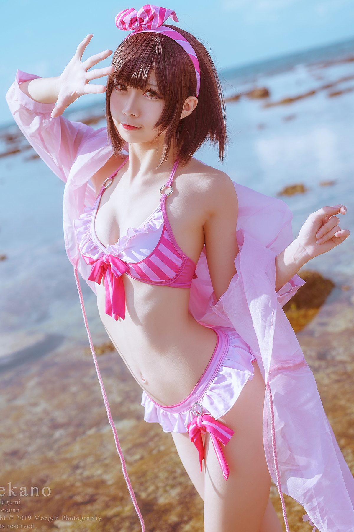 Coser@沖田凜花Rinka – 加藤恵 水着ver. 冴えない彼女の育てかた