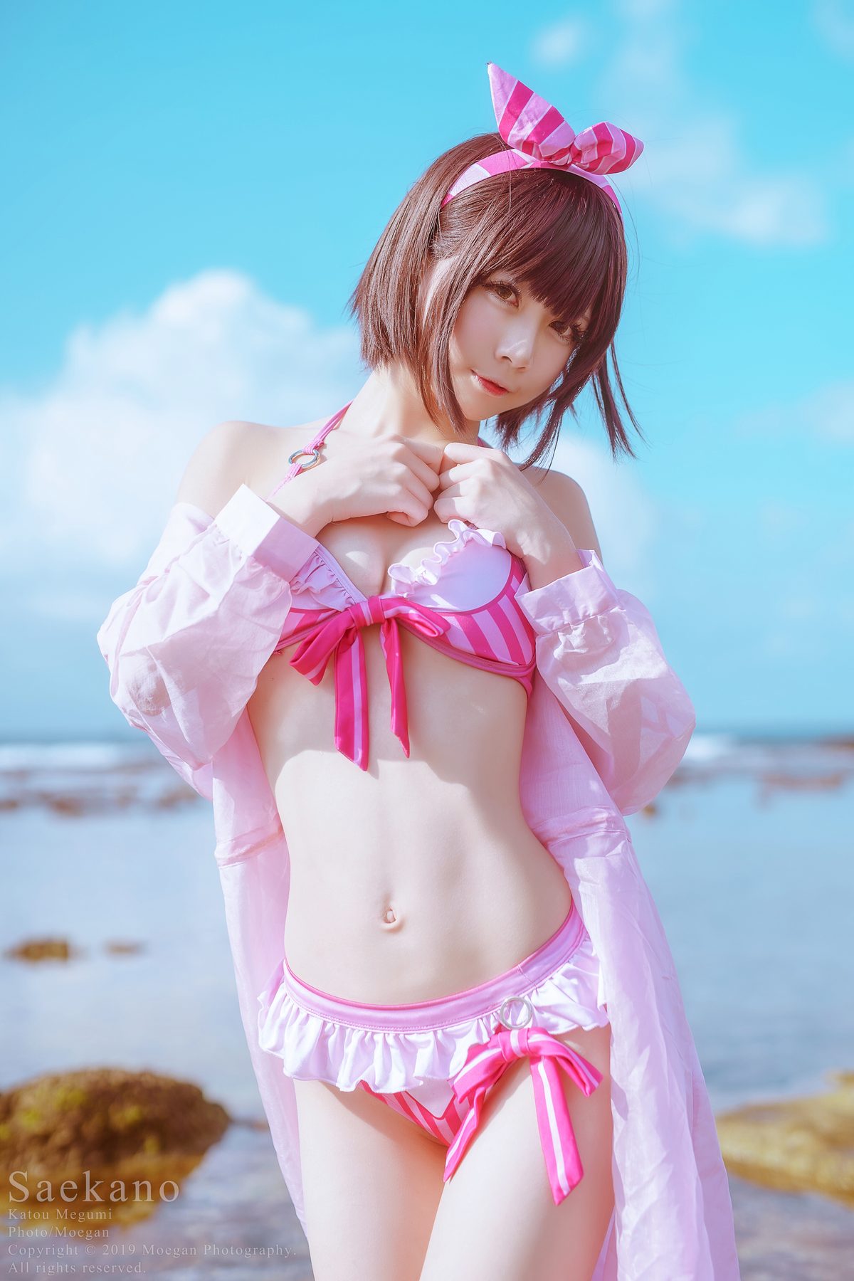 Coser@沖田凜花Rinka 加藤恵 水着ver 冴えない彼女の育てかた 0004 4933569414.jpg