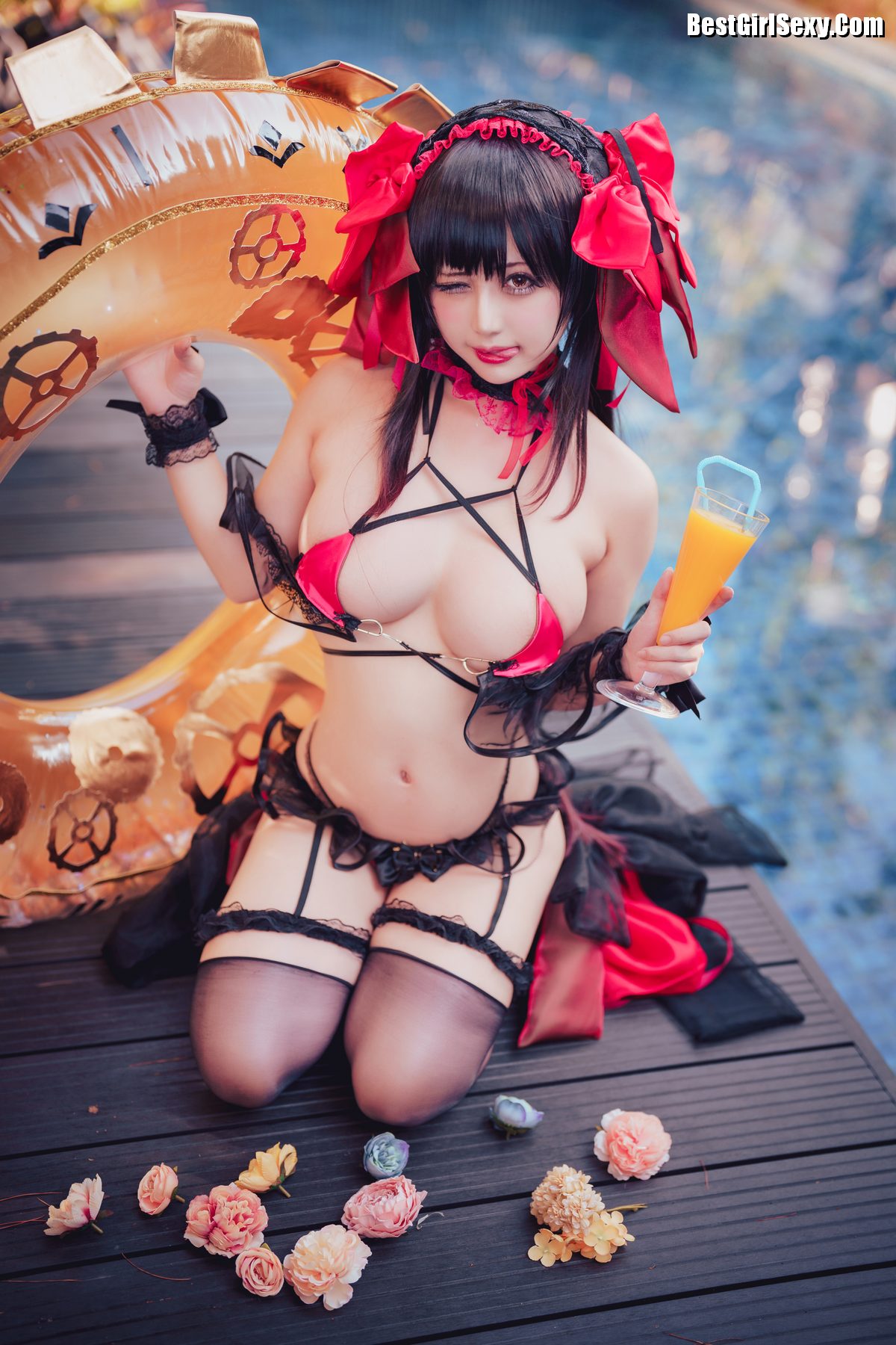 Coser@沖田凜花Rinka 时崎狂三 Kurumi Tokisaki 0002 8881969069.jpg