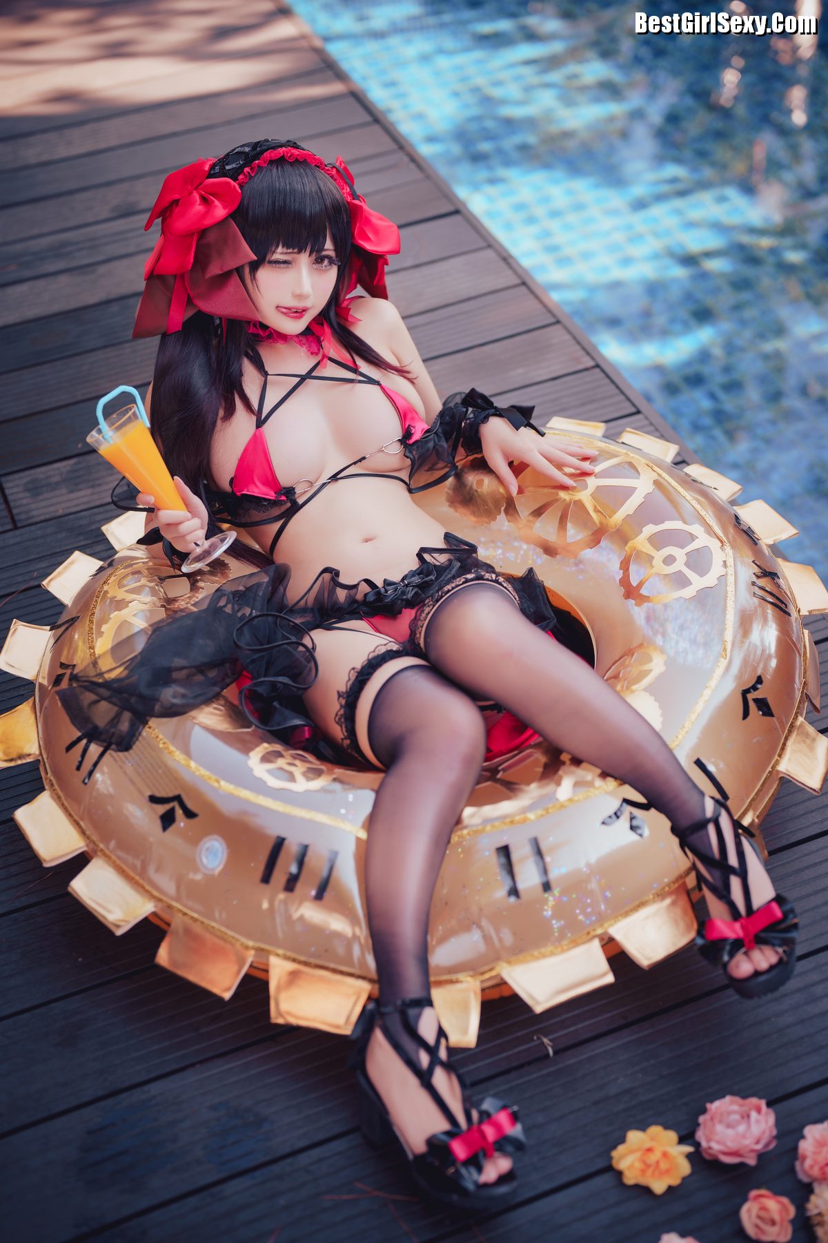 Coser@沖田凜花Rinka 时崎狂三 Kurumi Tokisaki 0021 0377788701.jpg