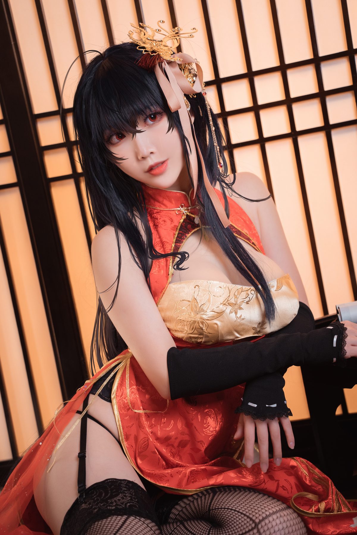 Coser@面饼仙儿 No 098 大凤旗袍 0011 2886905827.jpg