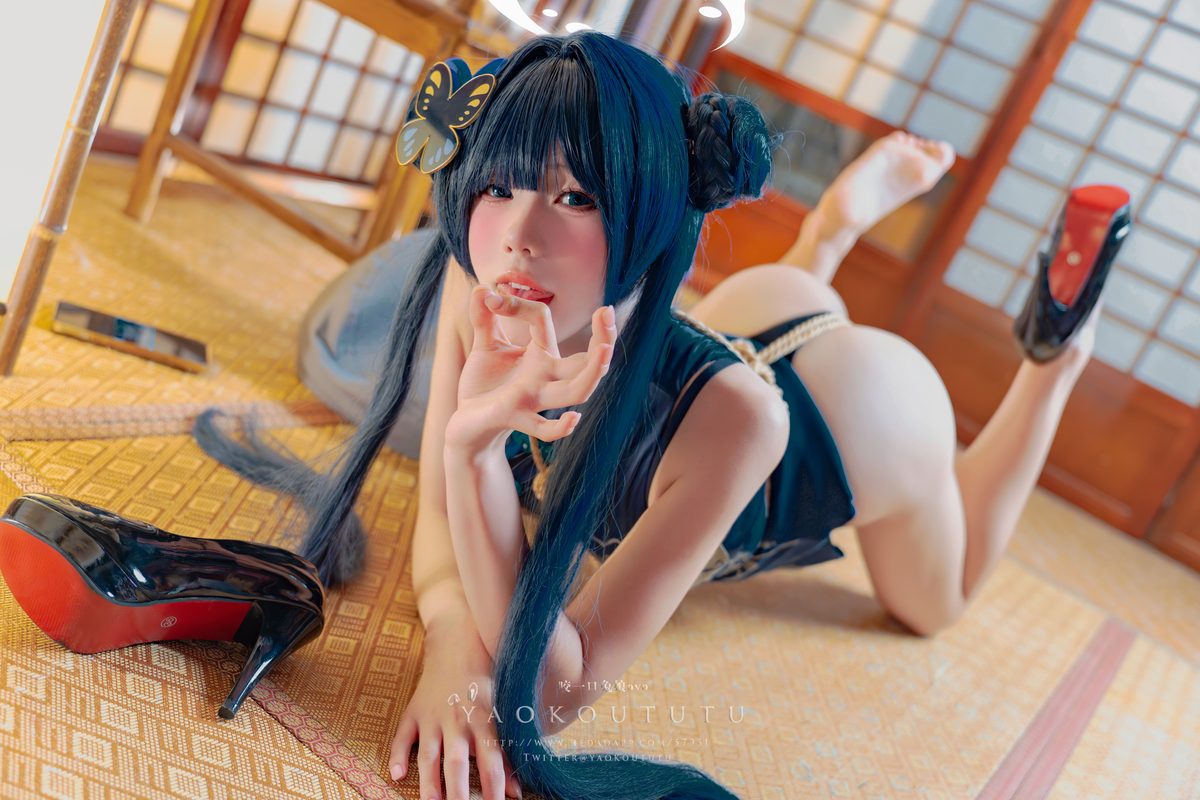 Coser@黏黏团子兔 碧蓝档案·妃咲 And 胭脂 0019 3434081405.jpg