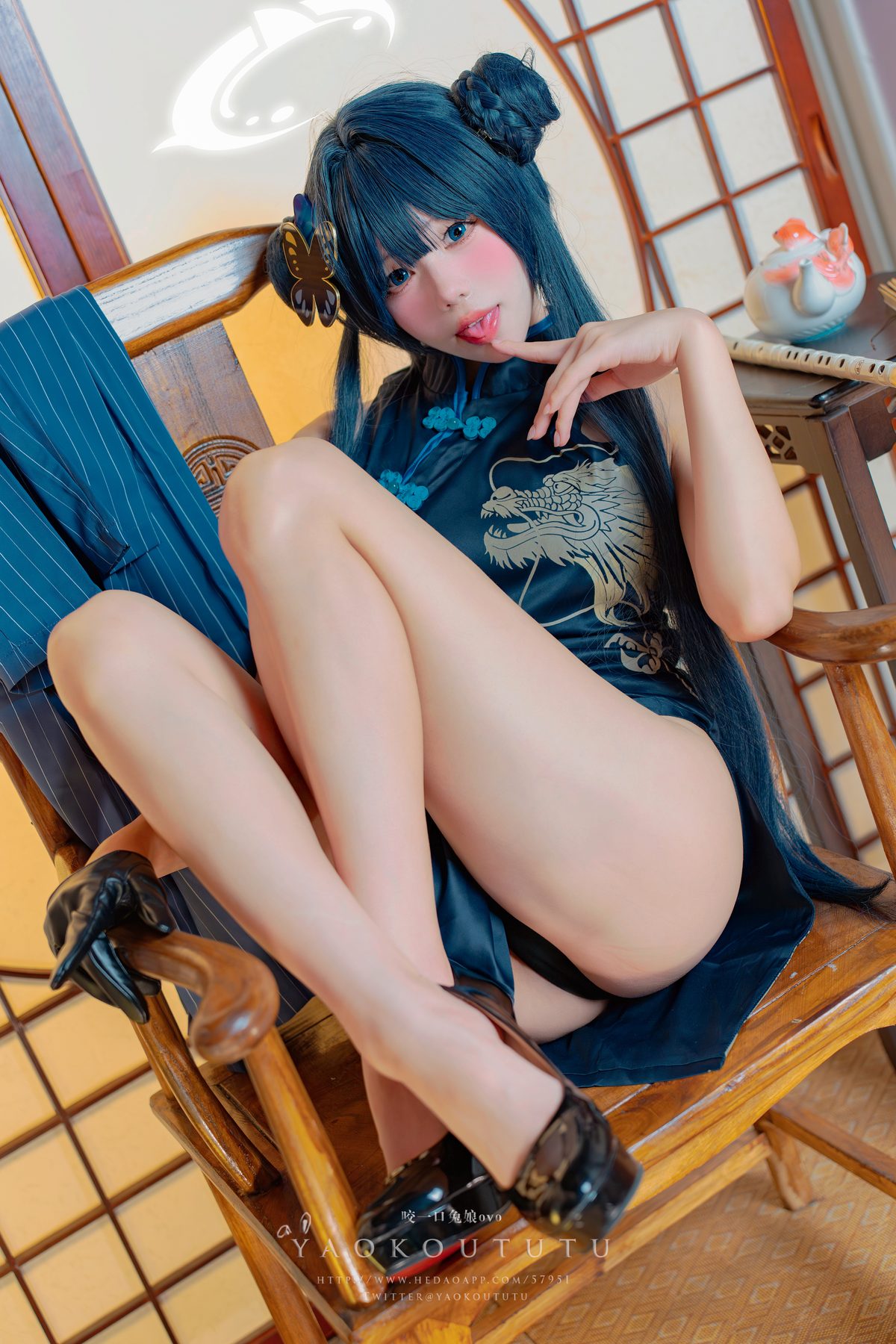 Coser@黏黏团子兔 碧蓝档案·妃咲 And 胭脂 0052 1485195829.jpg