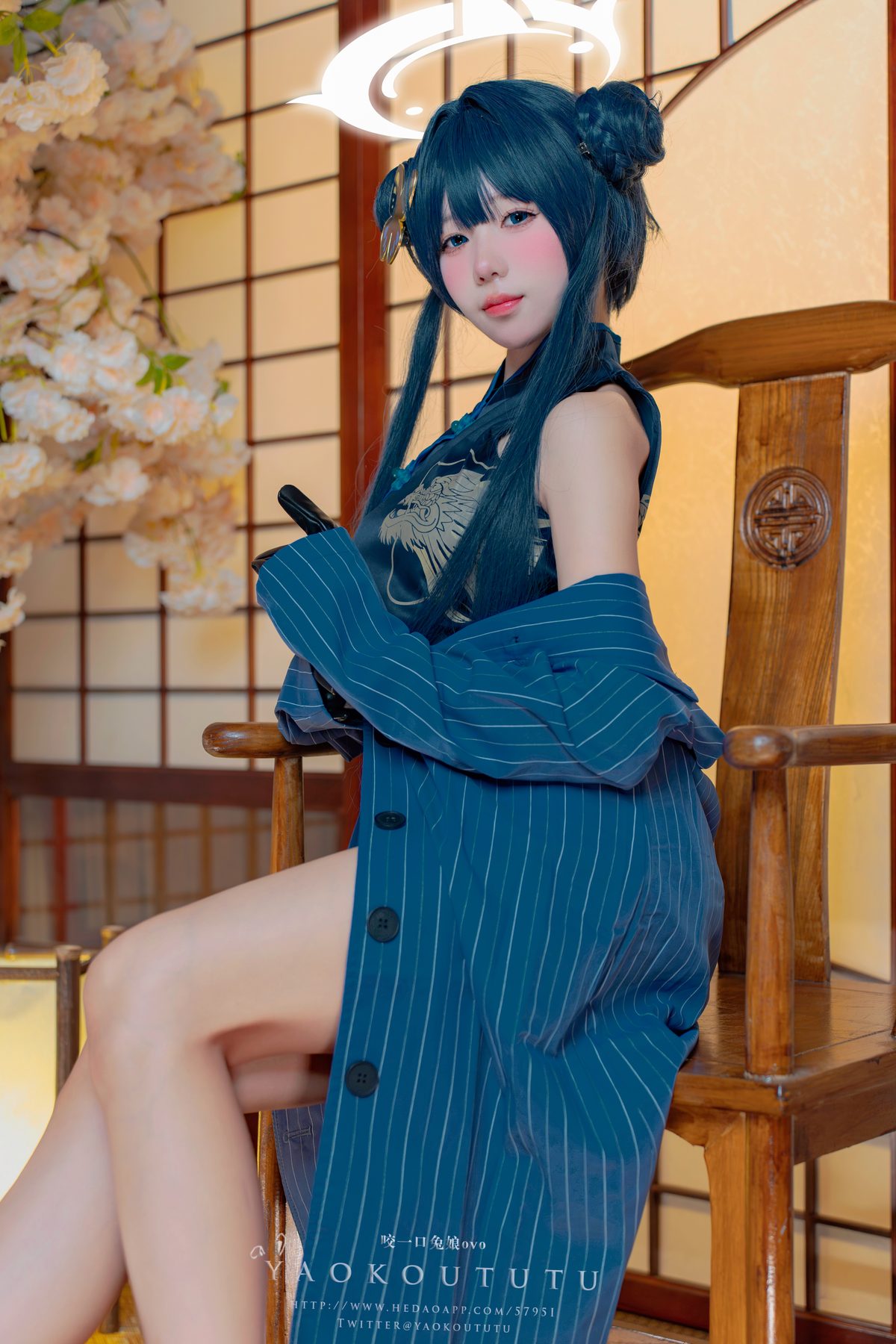 Coser@黏黏团子兔 碧蓝档案·妃咲 And 胭脂 0075 7789145983.jpg