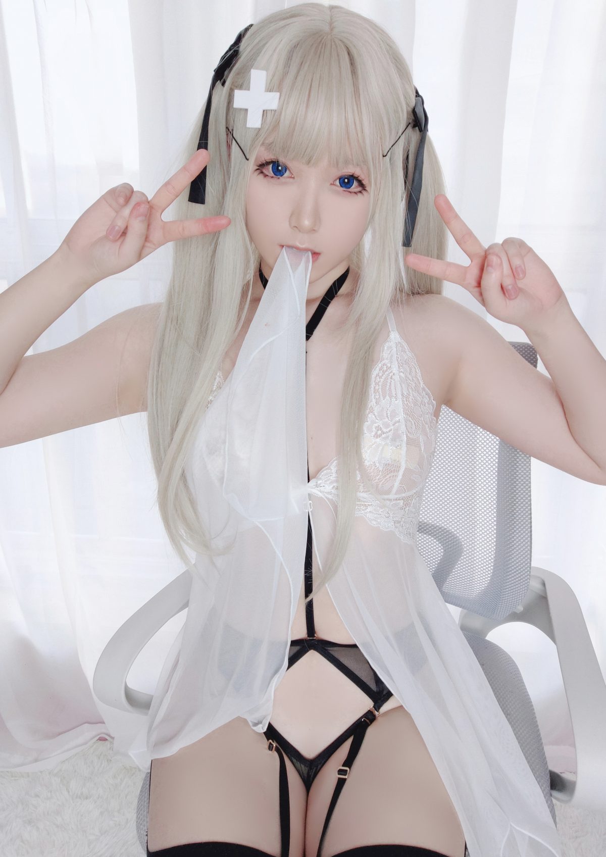 Coser@Asagiriai 愛ちゃん 情人節睡裙 0001 4756289083.jpg