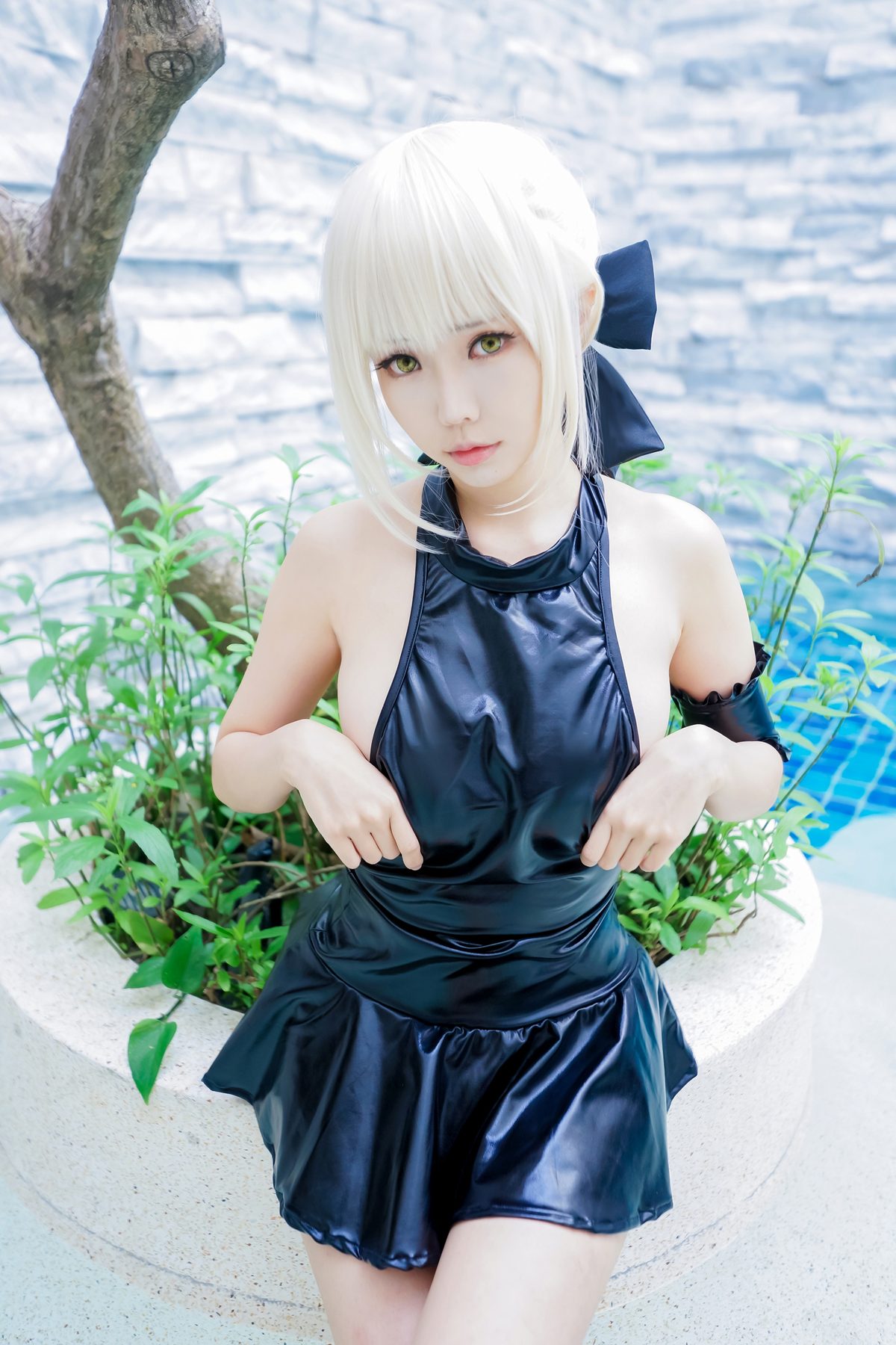 Coser@Ely_eee ElyEE子 黑皮泳裙 0013 1296078022.jpg