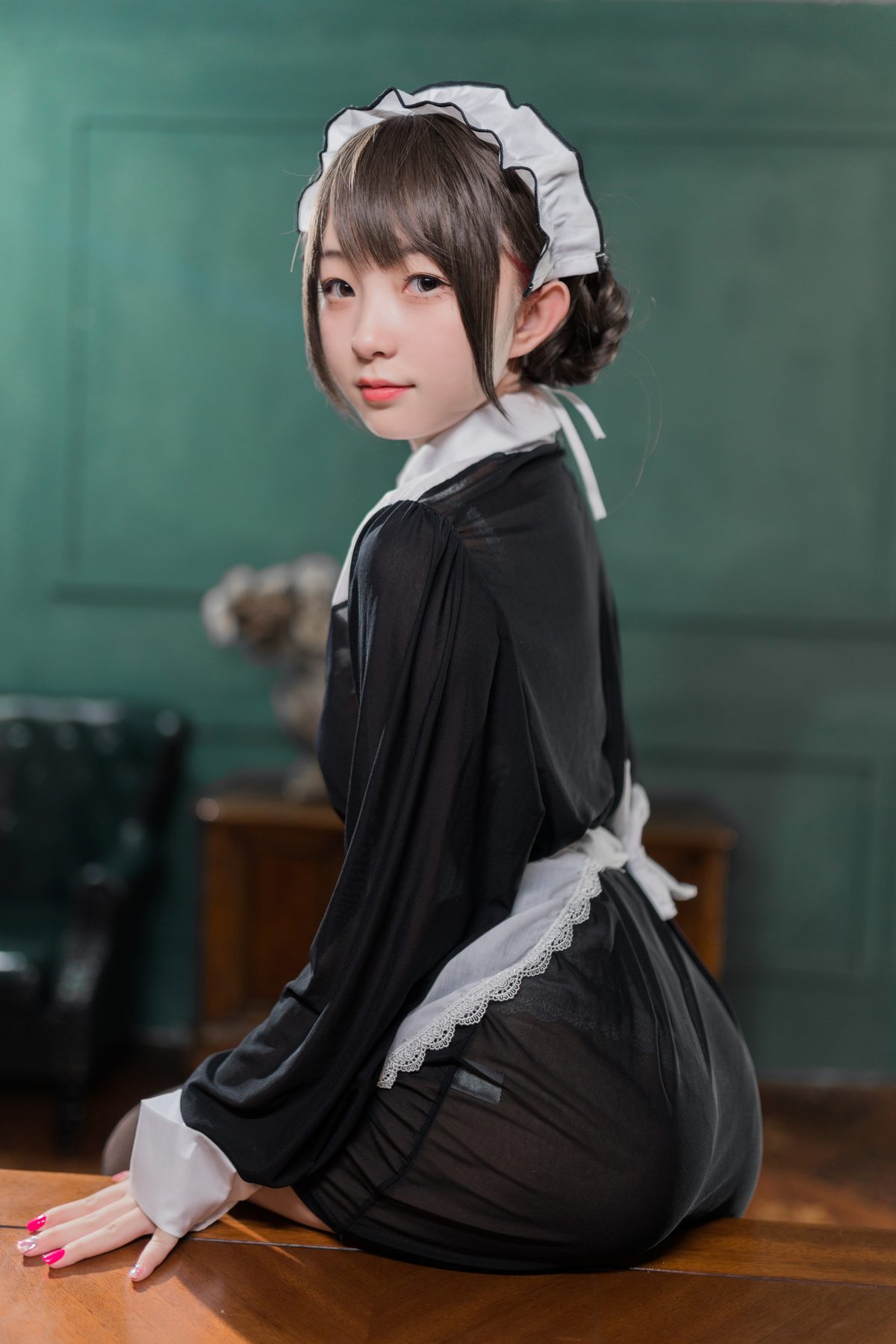 Coser@花铃 黑丝透明短裙女仆 0036 1783952791.jpg