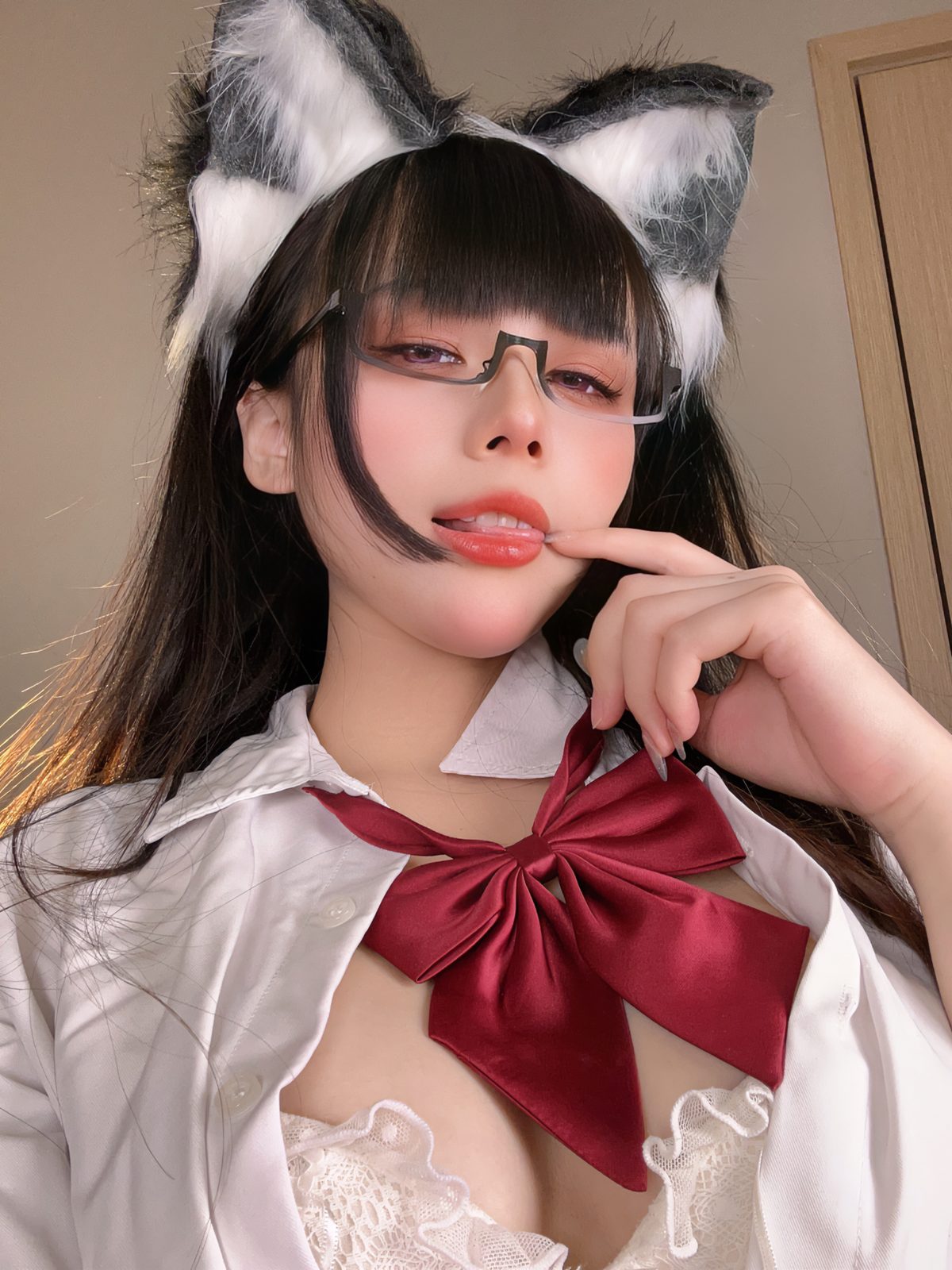 Coser@九言 猫耳娘的裙底 0013 7826432306.jpg