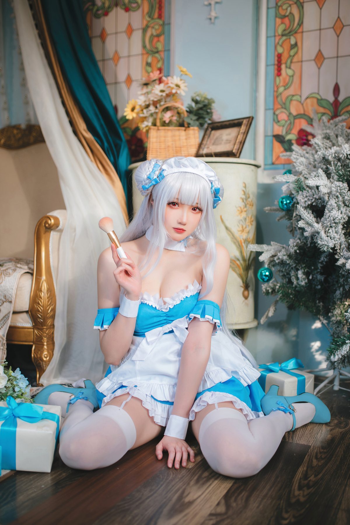 Coser@瓜希酱 碧蓝航线 小天鹅女仆 0008 4867409520.jpg