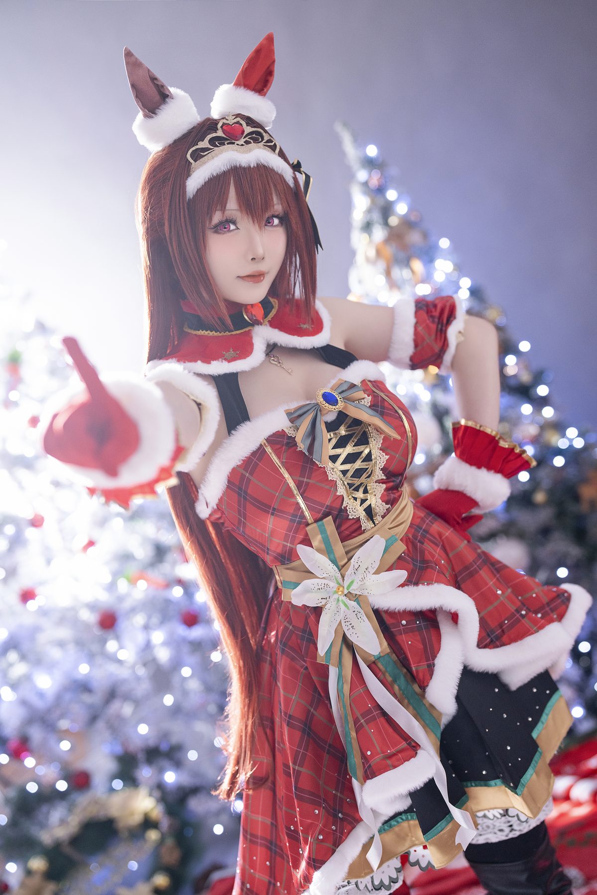 Coser@星之迟迟Hoshilily 2023年12月计划A 赛马娘 大和赤骥 圣诞衣装 0001 5952295596.jpg