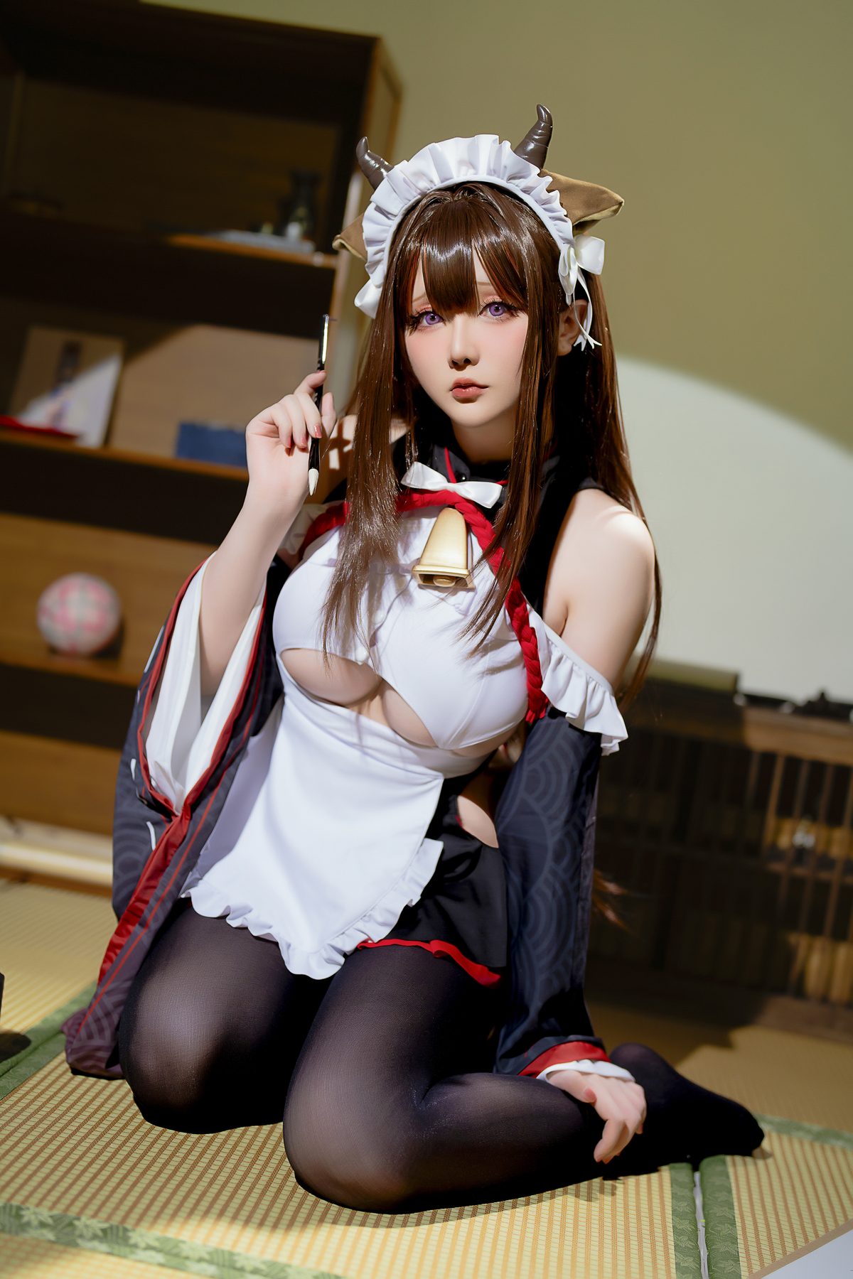 Coser@星之迟迟Hoshilily 2023年12月计划B 碧蓝航线 樫野 女仆 0023 9235129411.jpg