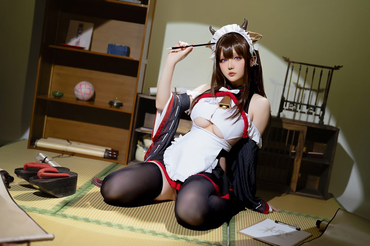 Coser@星之迟迟Hoshilily 2023年12月计划B 碧蓝航线 樫野 女仆 0034 9646520239.jpg