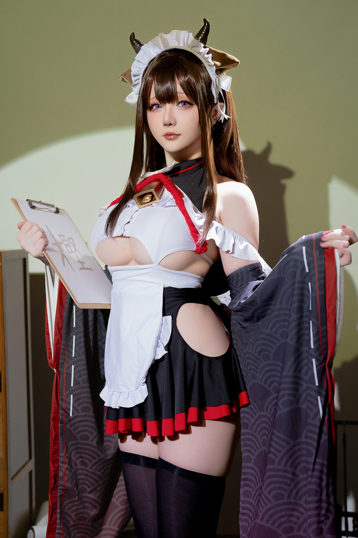 Coser@星之迟迟Hoshilily 2023年12月计划B 碧蓝航线 樫野 女仆 0057 1145074975.jpg