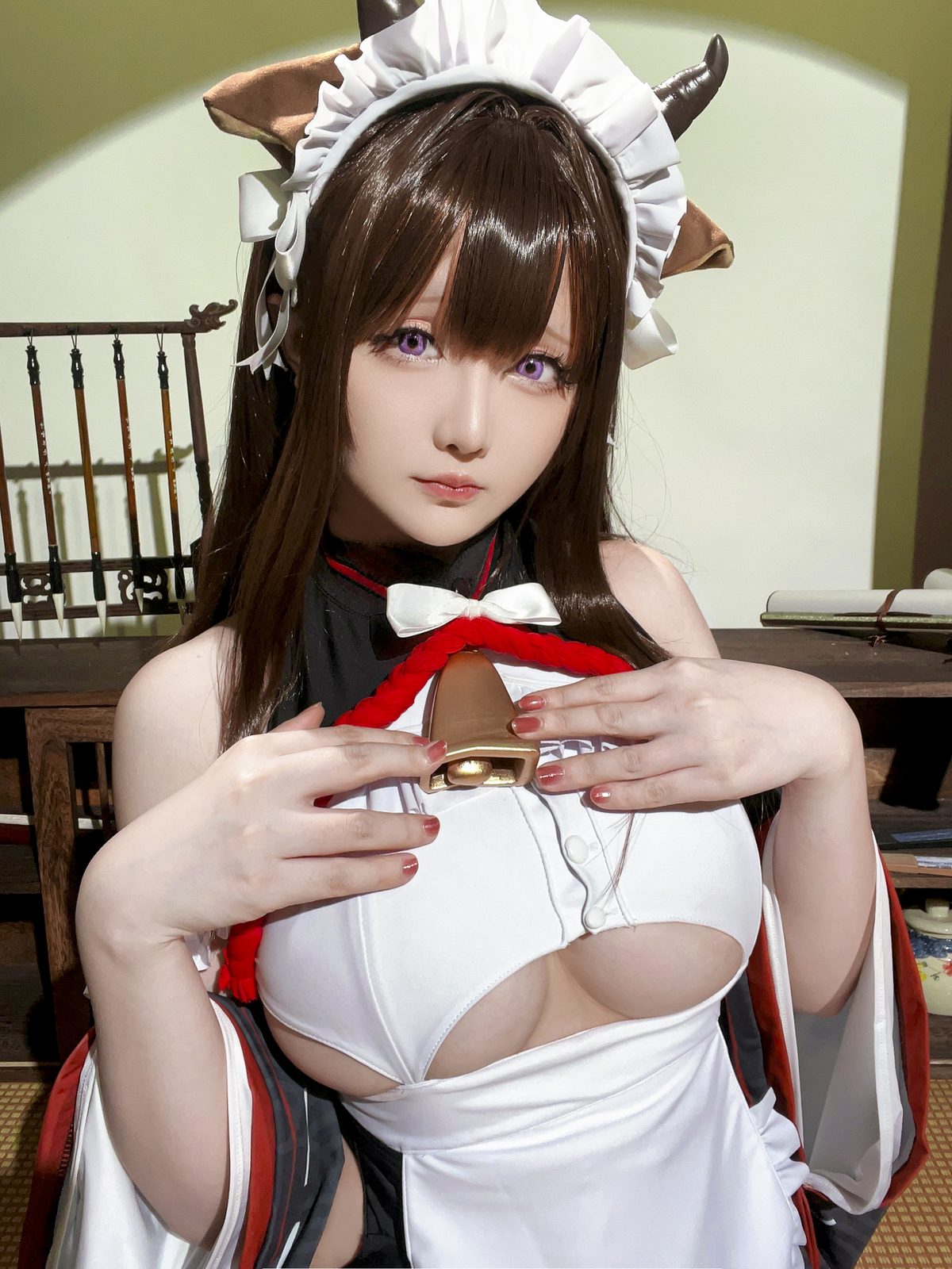 Coser@星之迟迟Hoshilily 2023年12月计划B 碧蓝航线 樫野 女仆 0072 4949699081.jpg