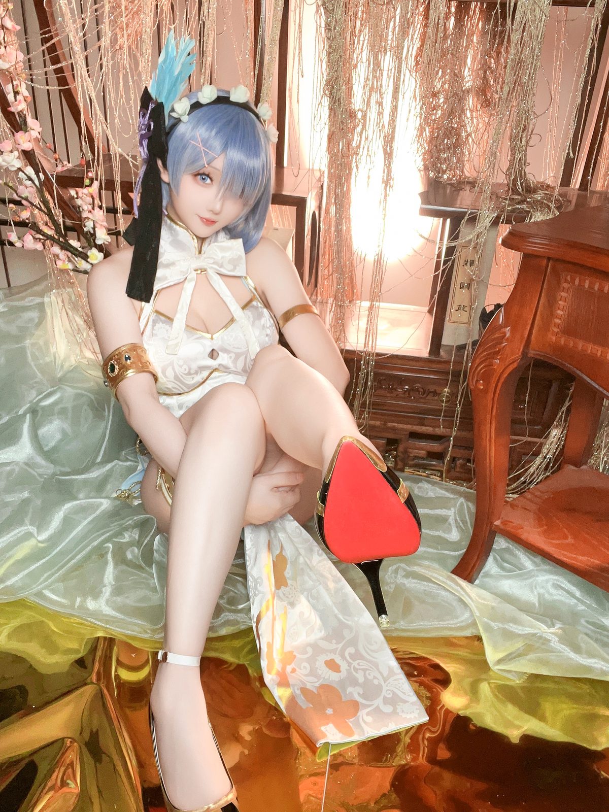 Coser@星之迟迟Hoshilily 2024年01月计划B 蕾姆旗袍 0003 4987638949.jpg