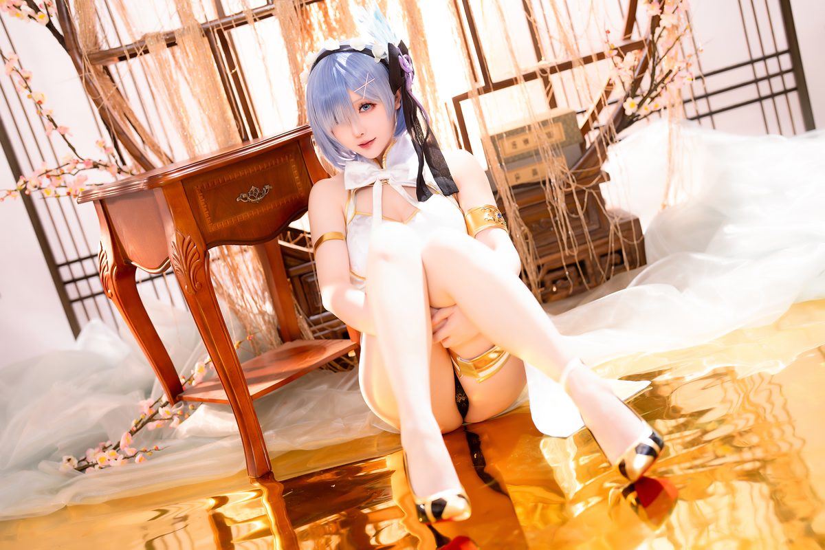 Coser@星之迟迟Hoshilily 2024年01月计划B 蕾姆旗袍 0010 4943809482.jpg