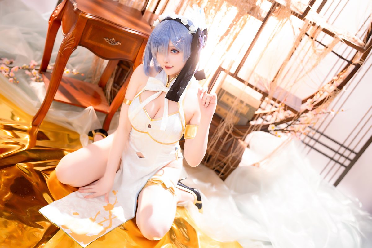 Coser@星之迟迟Hoshilily 2024年01月计划B 蕾姆旗袍 0015 8873425527.jpg