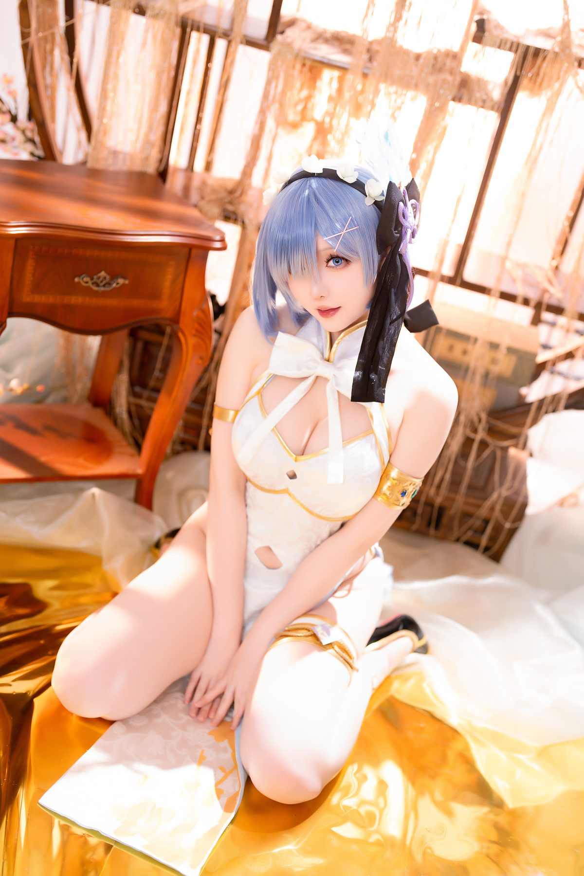 Coser@星之迟迟Hoshilily 2024年01月计划B 蕾姆旗袍 0019 4634528454.jpg