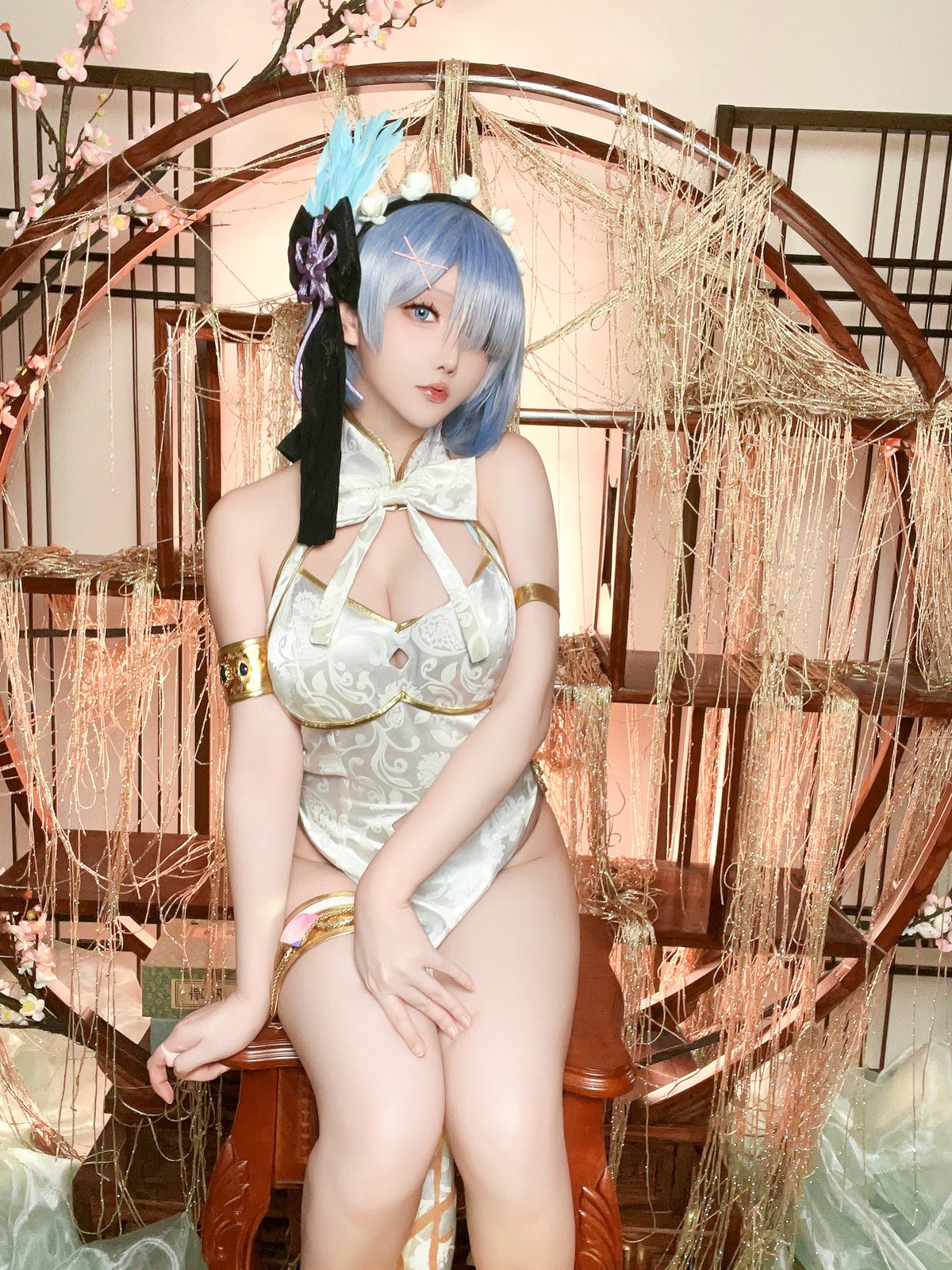 Coser@星之迟迟Hoshilily 2024年01月计划B 蕾姆旗袍 0045 0887936083.jpg