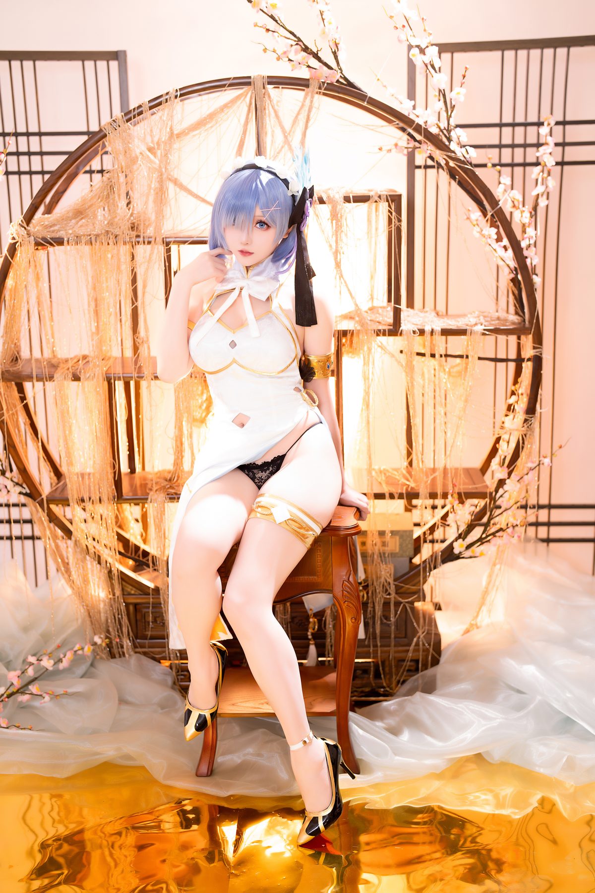 Coser@星之迟迟Hoshilily 2024年01月计划B 蕾姆旗袍 0050 4028933070.jpg