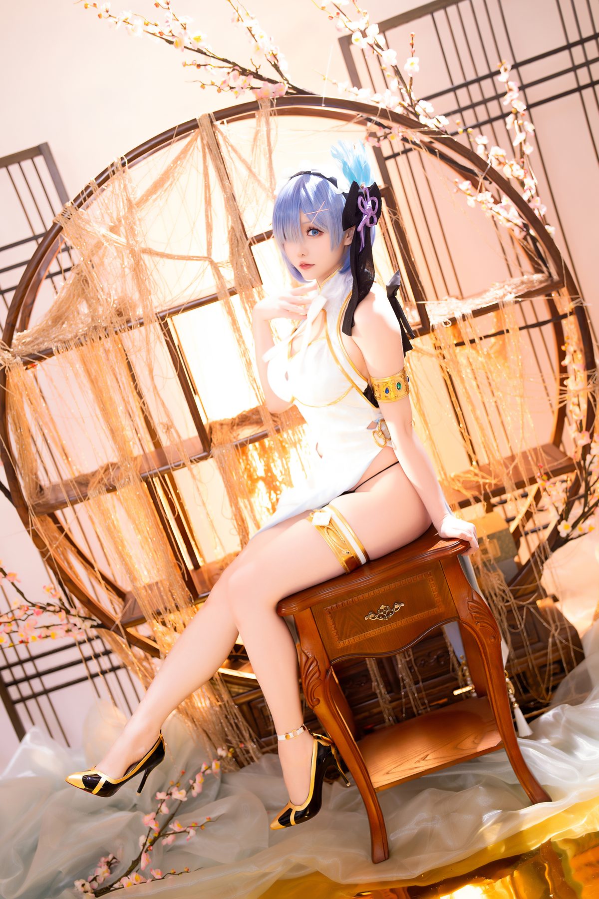 Coser@星之迟迟Hoshilily 2024年01月计划B 蕾姆旗袍 0054 8311669958.jpg