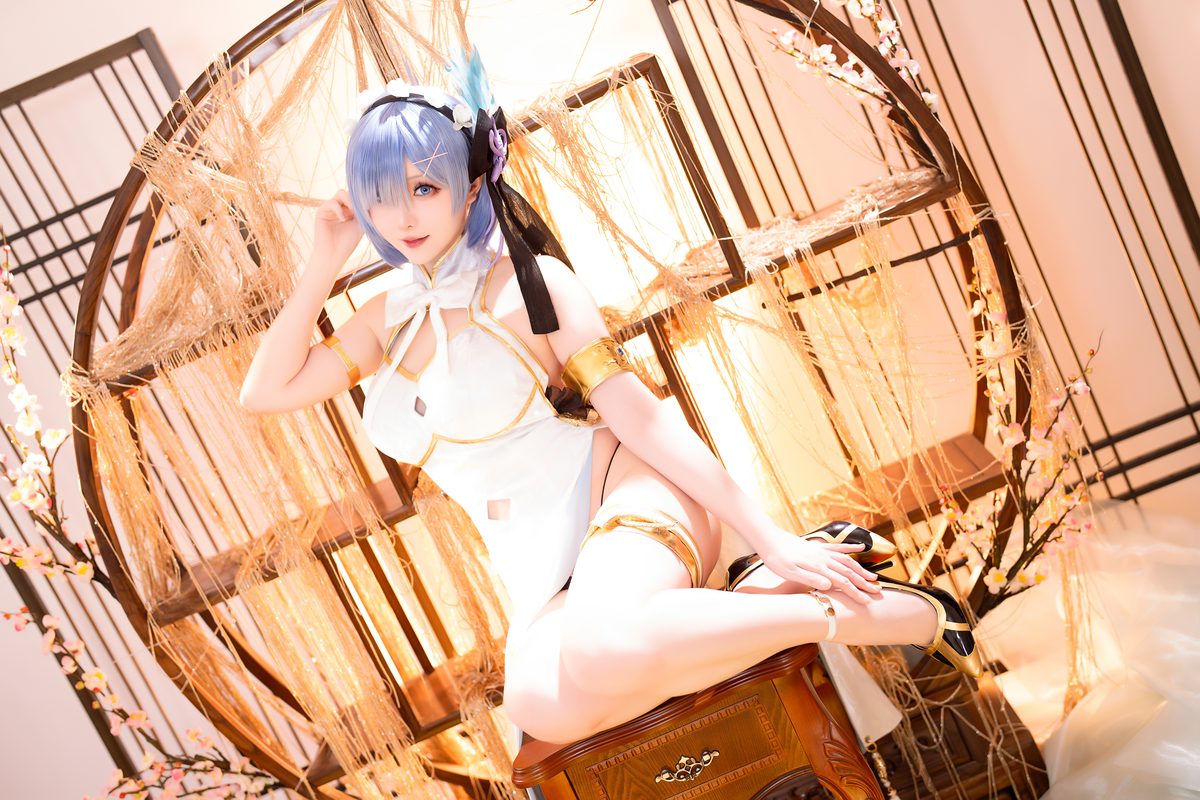 Coser@星之迟迟Hoshilily 2024年01月计划B 蕾姆旗袍 0058 7061542550.jpg