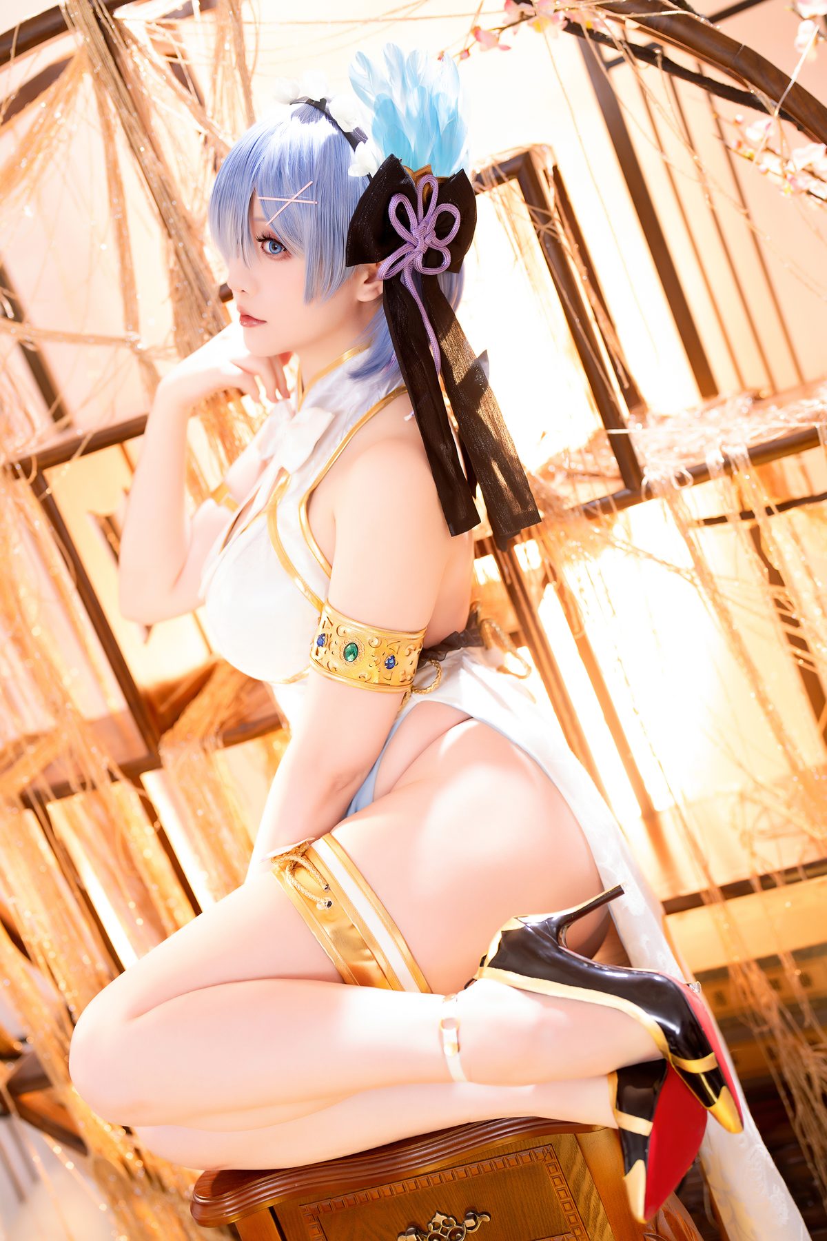 Coser@星之迟迟Hoshilily 2024年01月计划B 蕾姆旗袍 0059 3362658700.jpg